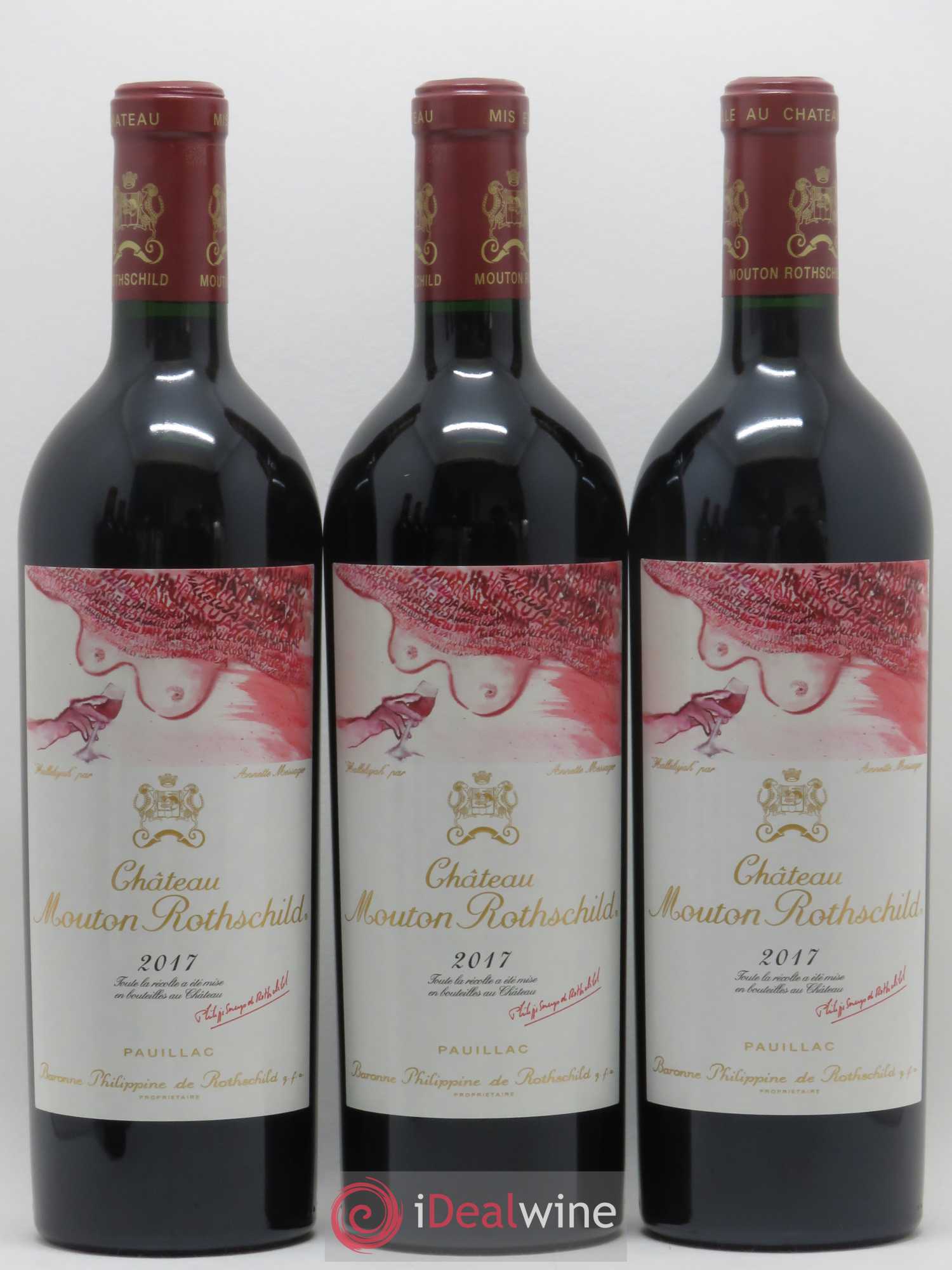 Château Mouton Rothschild 1er Grand Cru Classé 2017 - Lot de 6 bouteilles - 3