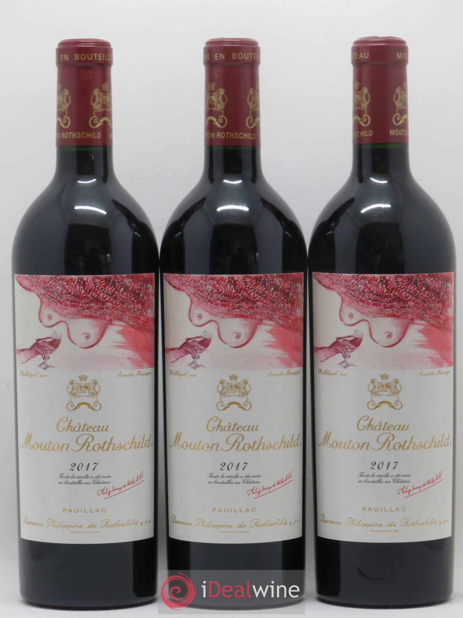 Château Mouton Rothschild 1er Grand Cru Classé 2017 - Lot de 6 bouteilles - 3