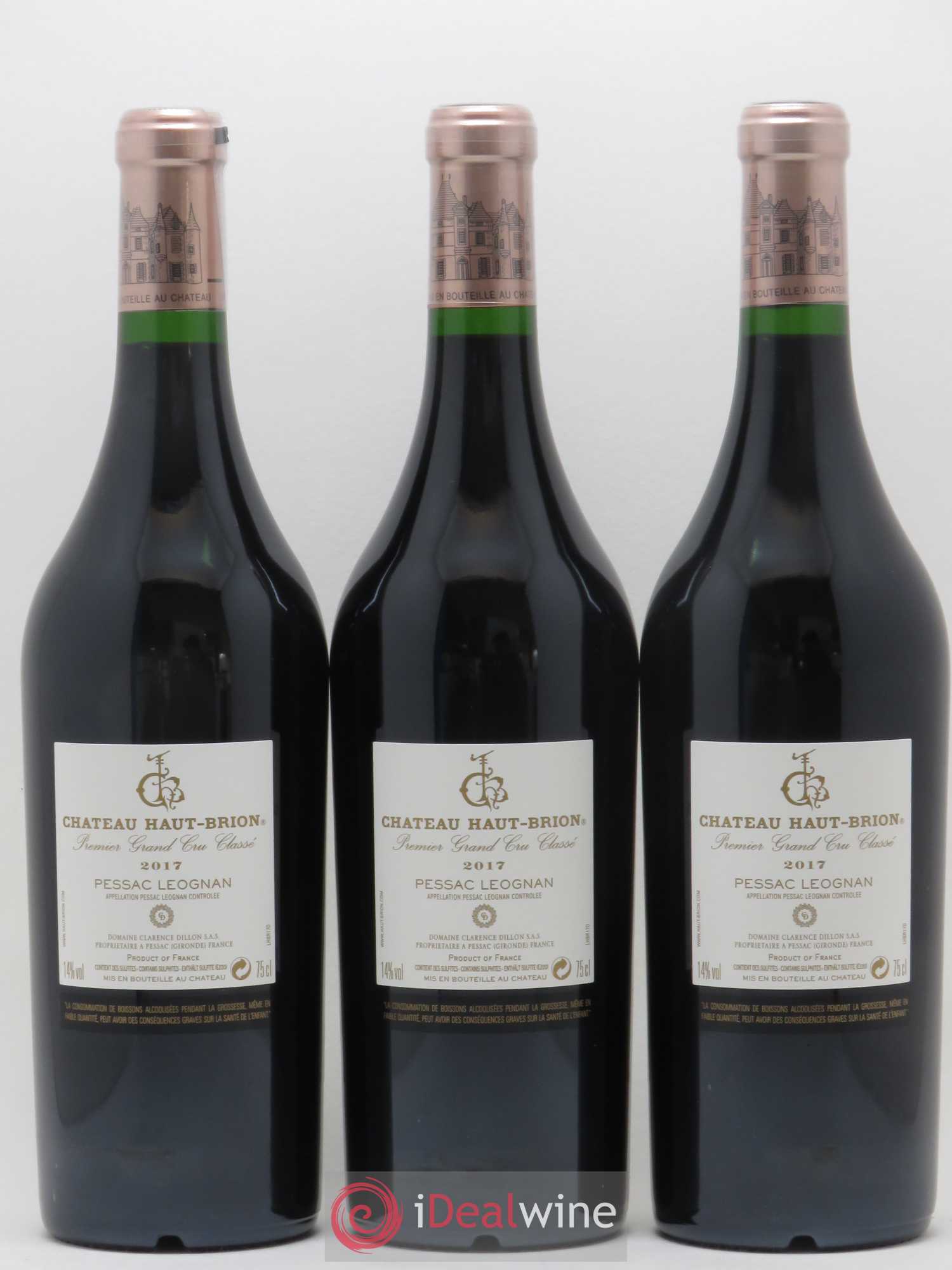 Château Haut Brion 1er Grand Cru Classé 2017 - Lot de 6 bouteilles - 2