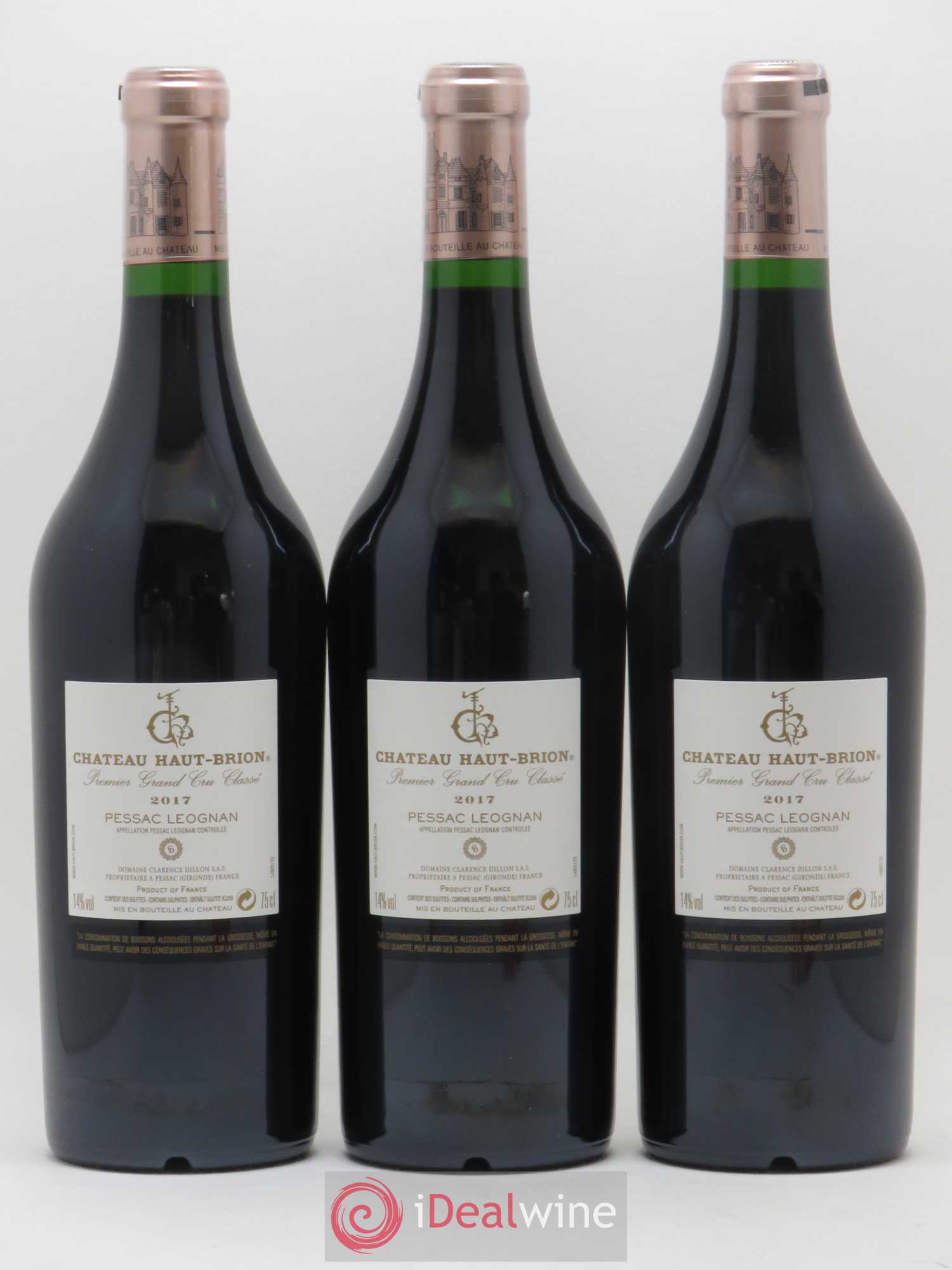 Château Haut Brion 1er Grand Cru Classé 2017 - Lot de 6 bouteilles - 2