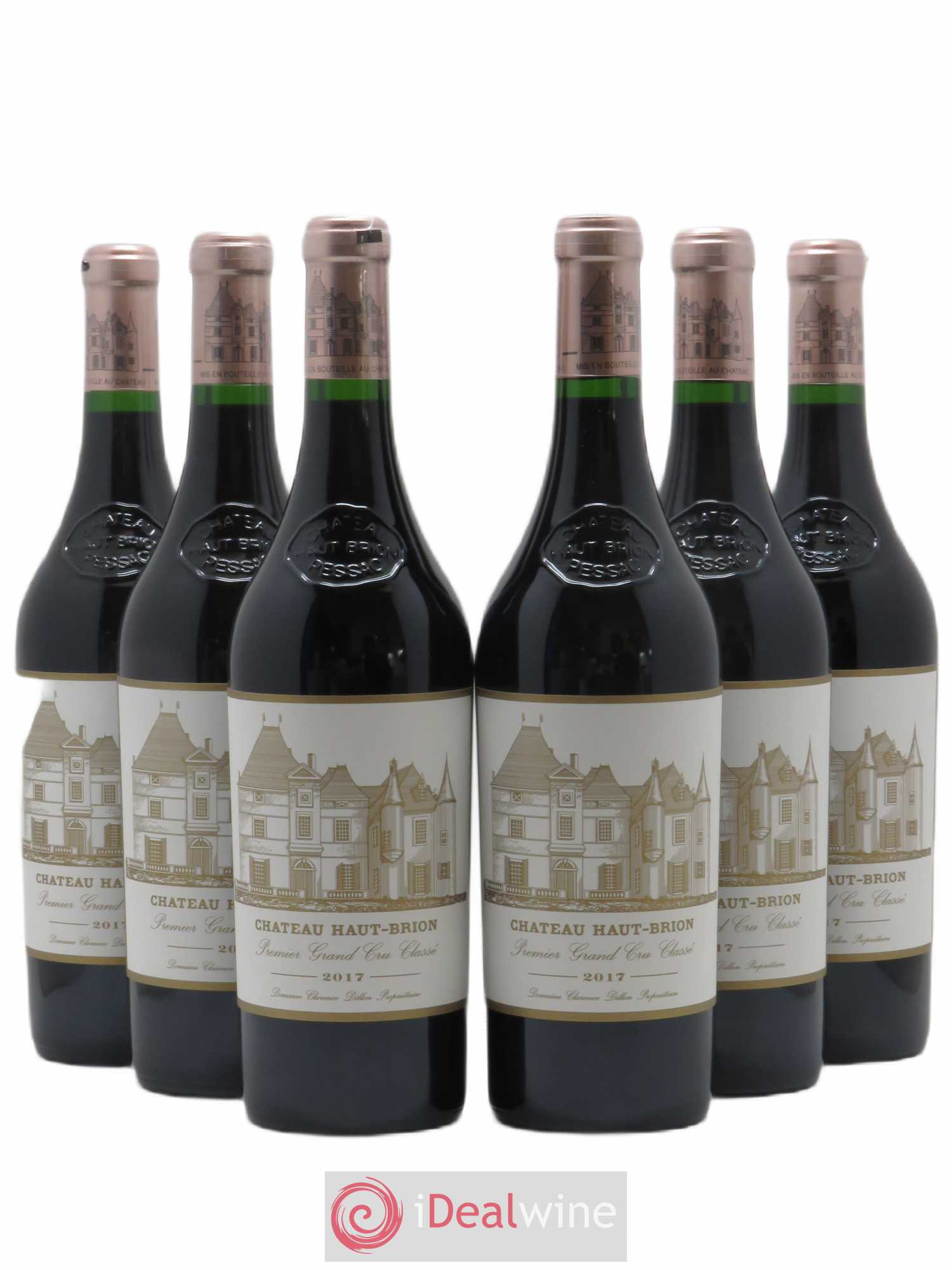 Château Haut Brion 1er Grand Cru Classé 2017 - Lot de 6 bouteilles - 0
