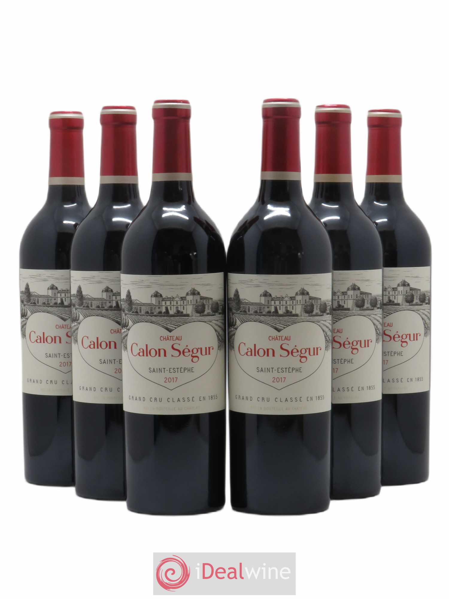 Château Calon Ségur 3ème Grand Cru Classé 2017 - Lot de 6 bouteilles - 0