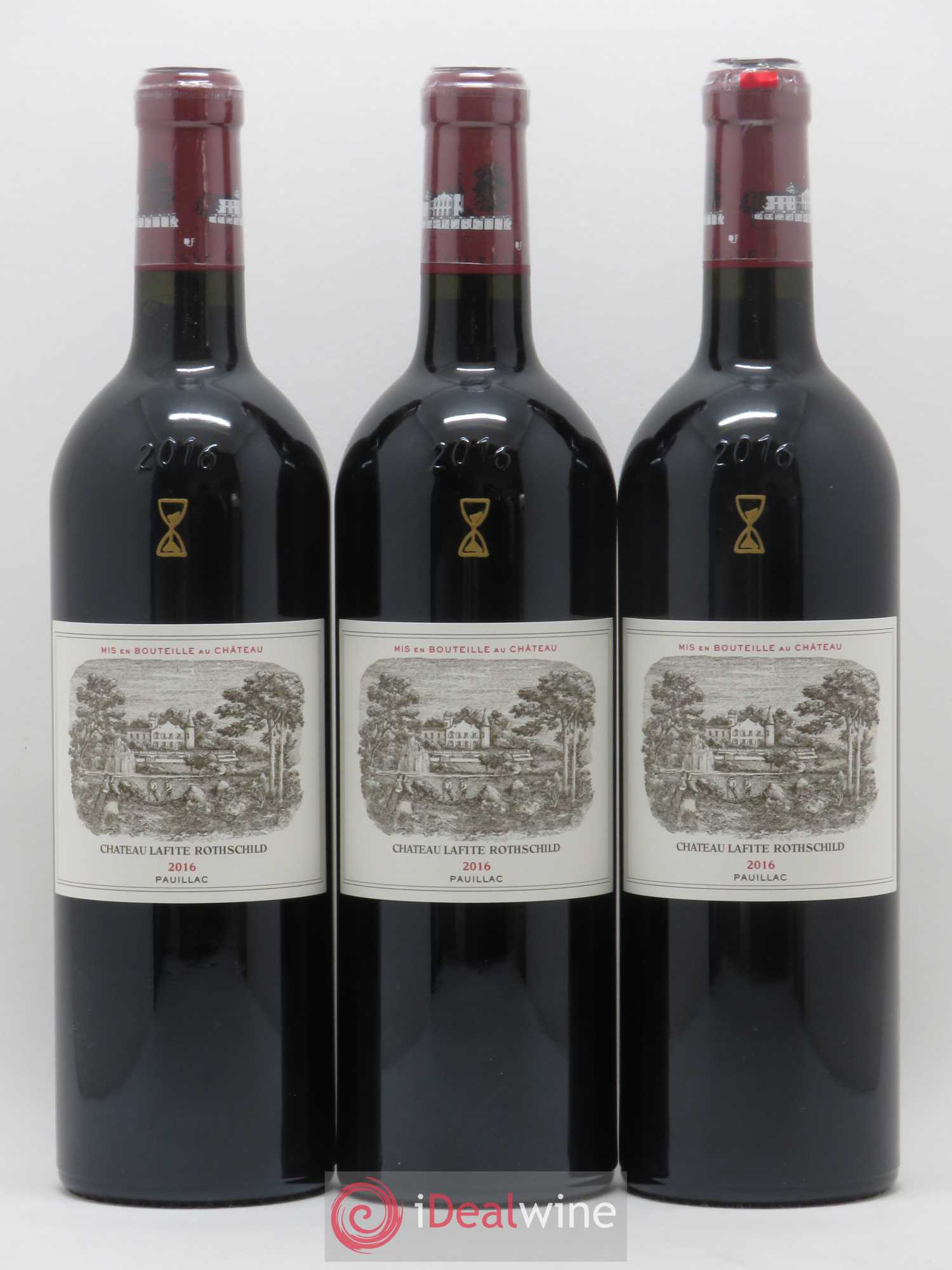 Château Lafite Rothschild 1er Grand Cru Classé 2016 - Lot de 3 bouteilles - 0