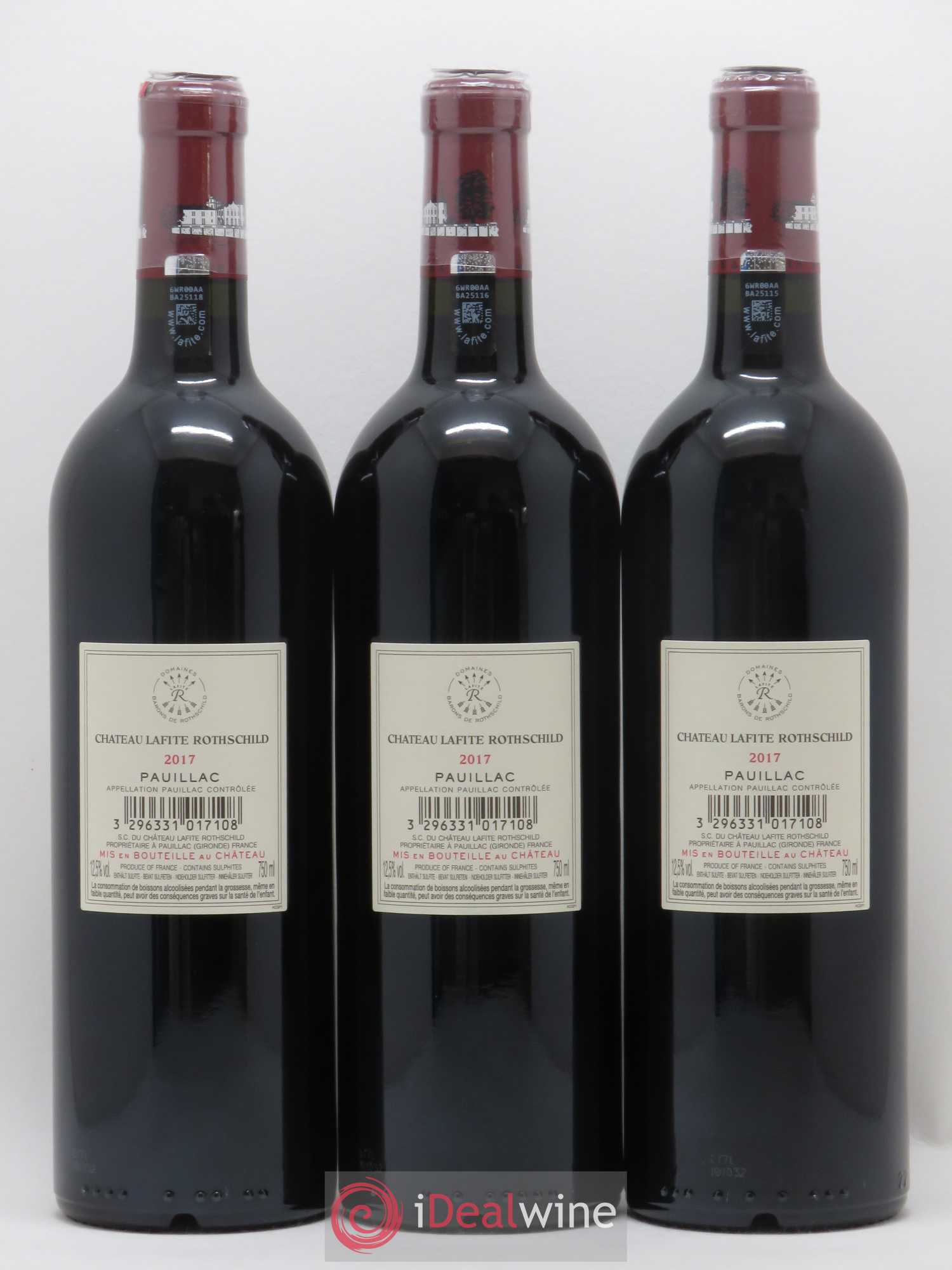 Château Lafite Rothschild 1er Grand Cru Classé 2017 - Lot de 6 bouteilles - 2