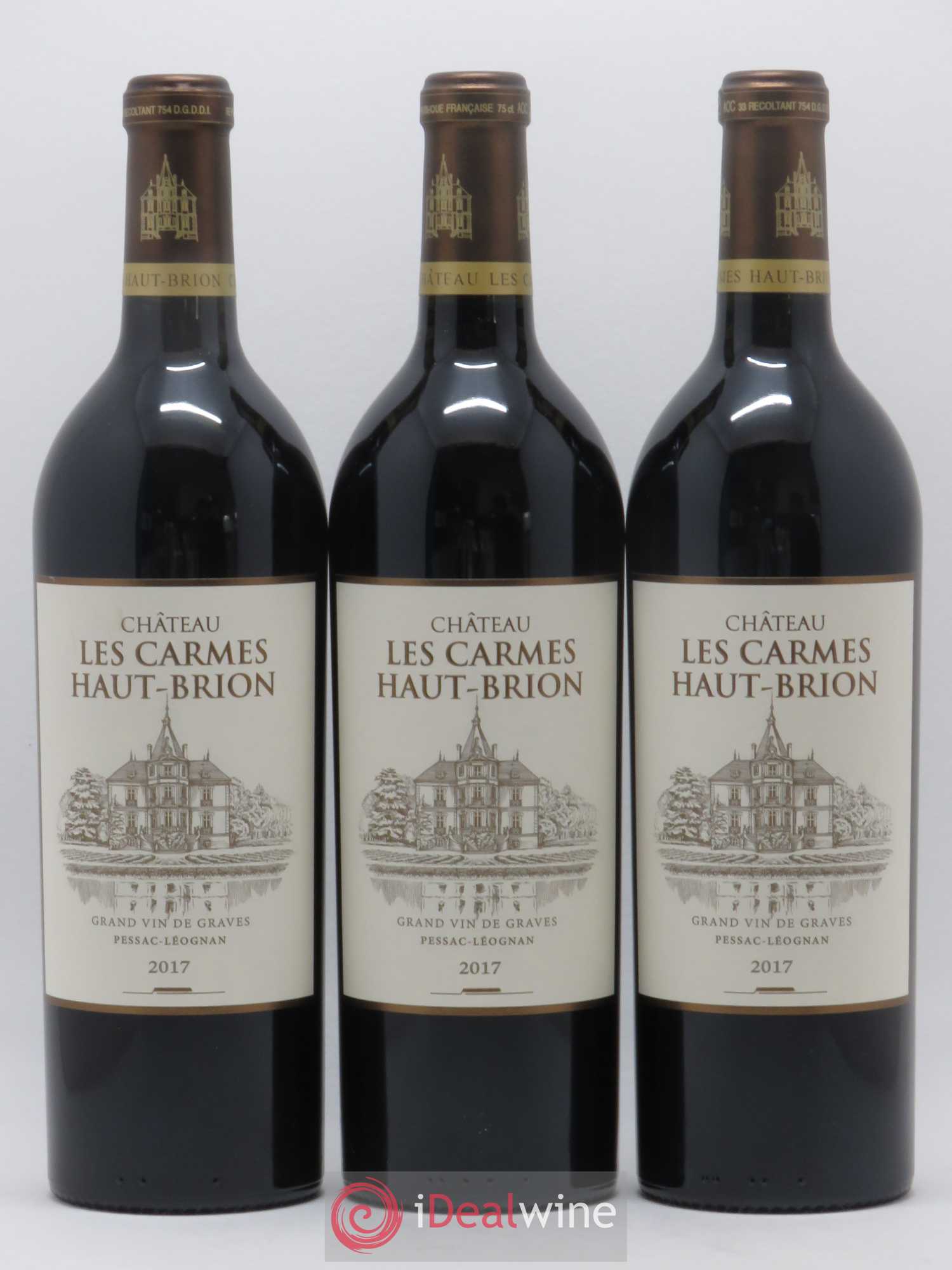 Château Les Carmes Haut-Brion 2017 - Lot de 6 bouteilles - 1