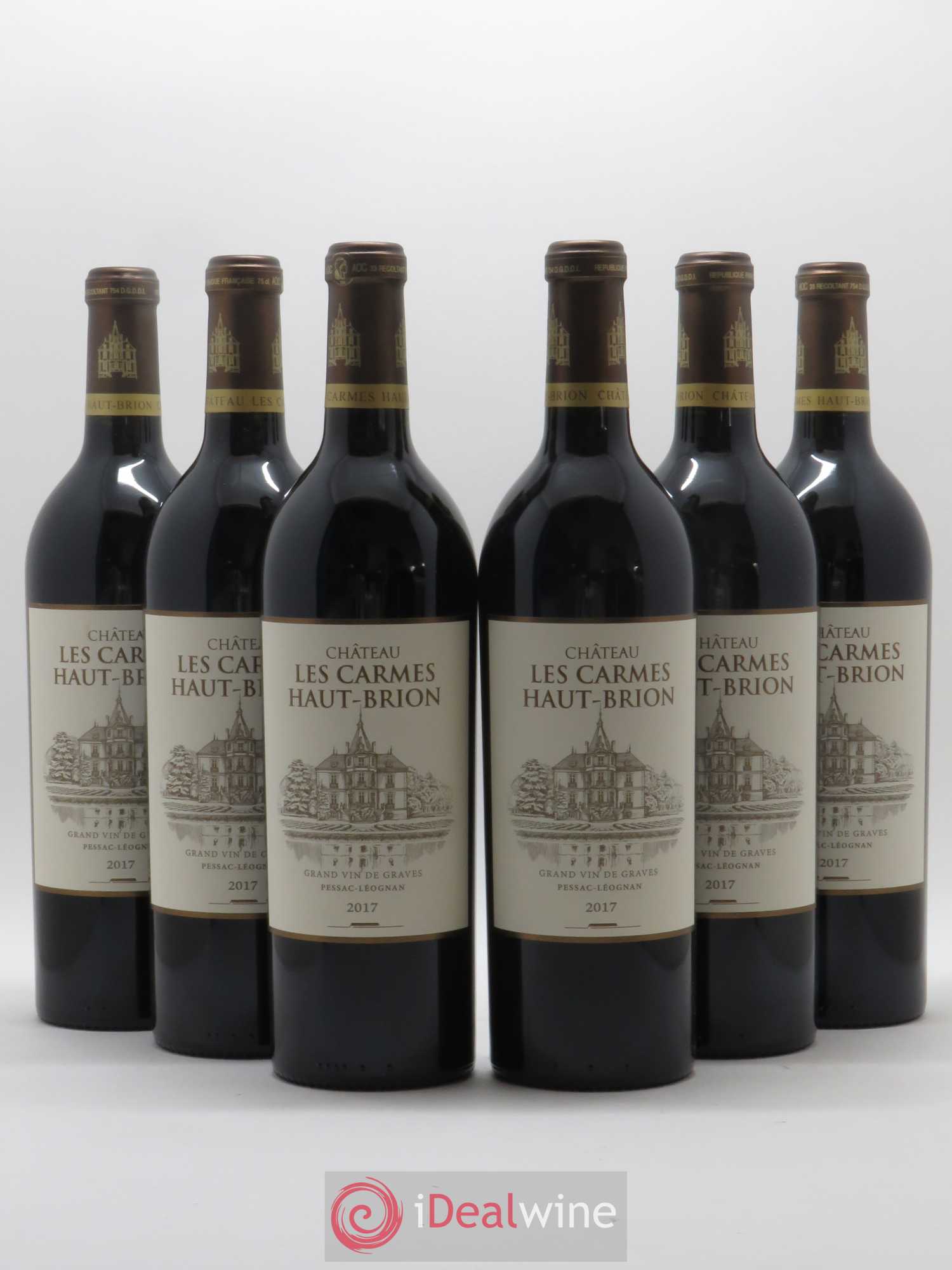 Château Les Carmes Haut-Brion 2017 - Lot de 6 bouteilles - 0