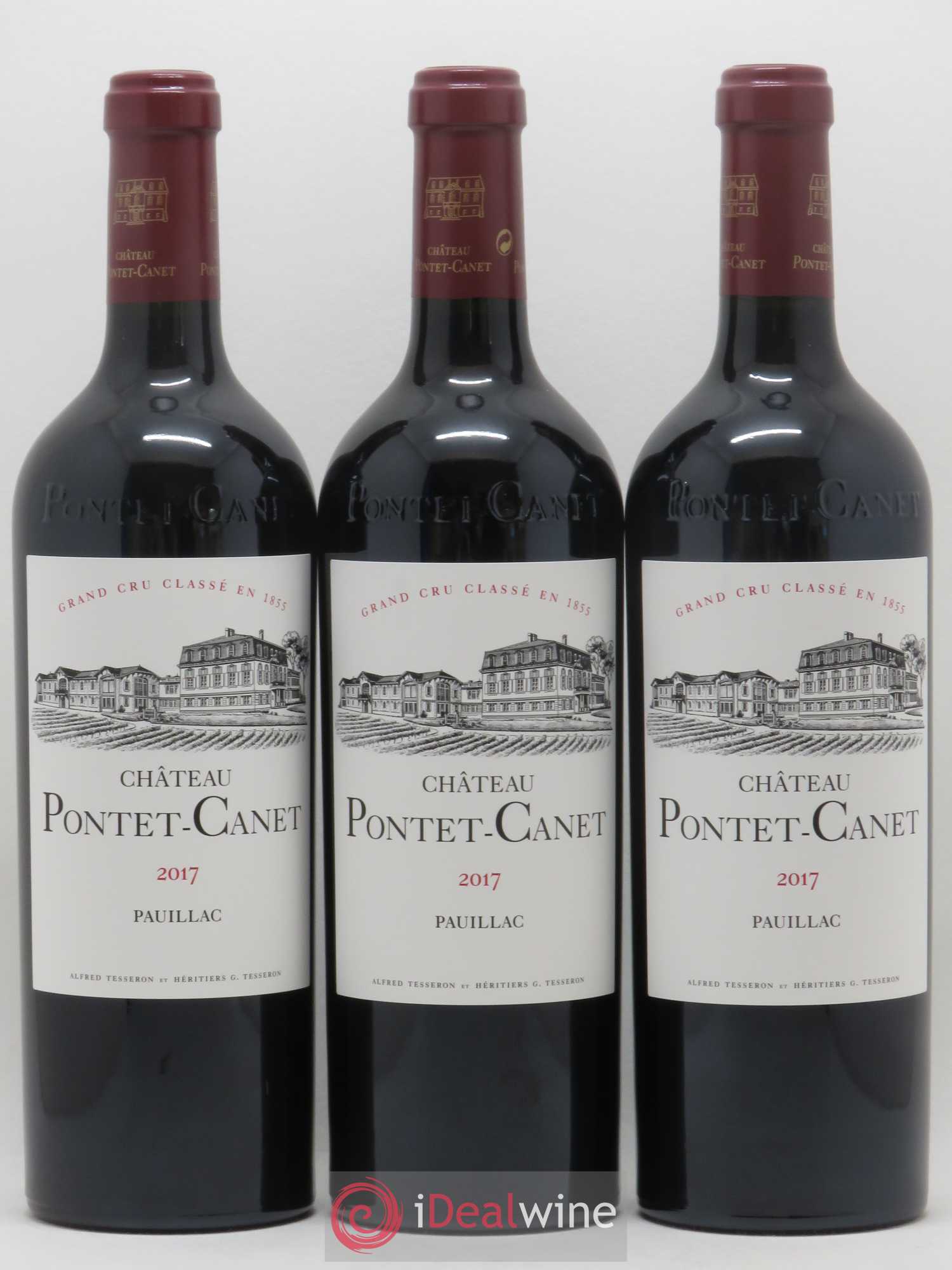 Château Pontet Canet 5ème Grand Cru Classé 2017 - Lot de 6 bouteilles - 1