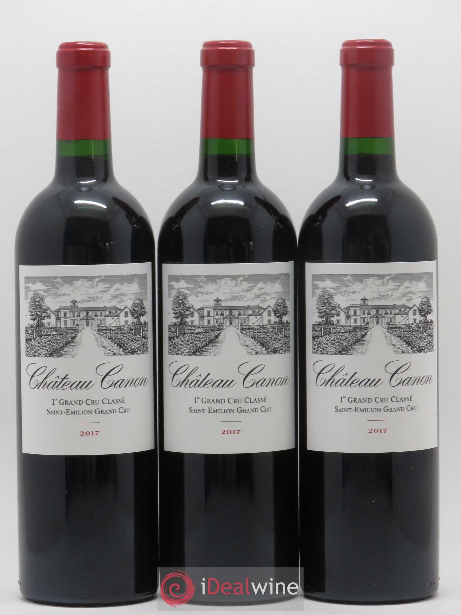 Château Canon 1er Grand Cru Classé B 2017 - Lot de 6 bouteilles - 1