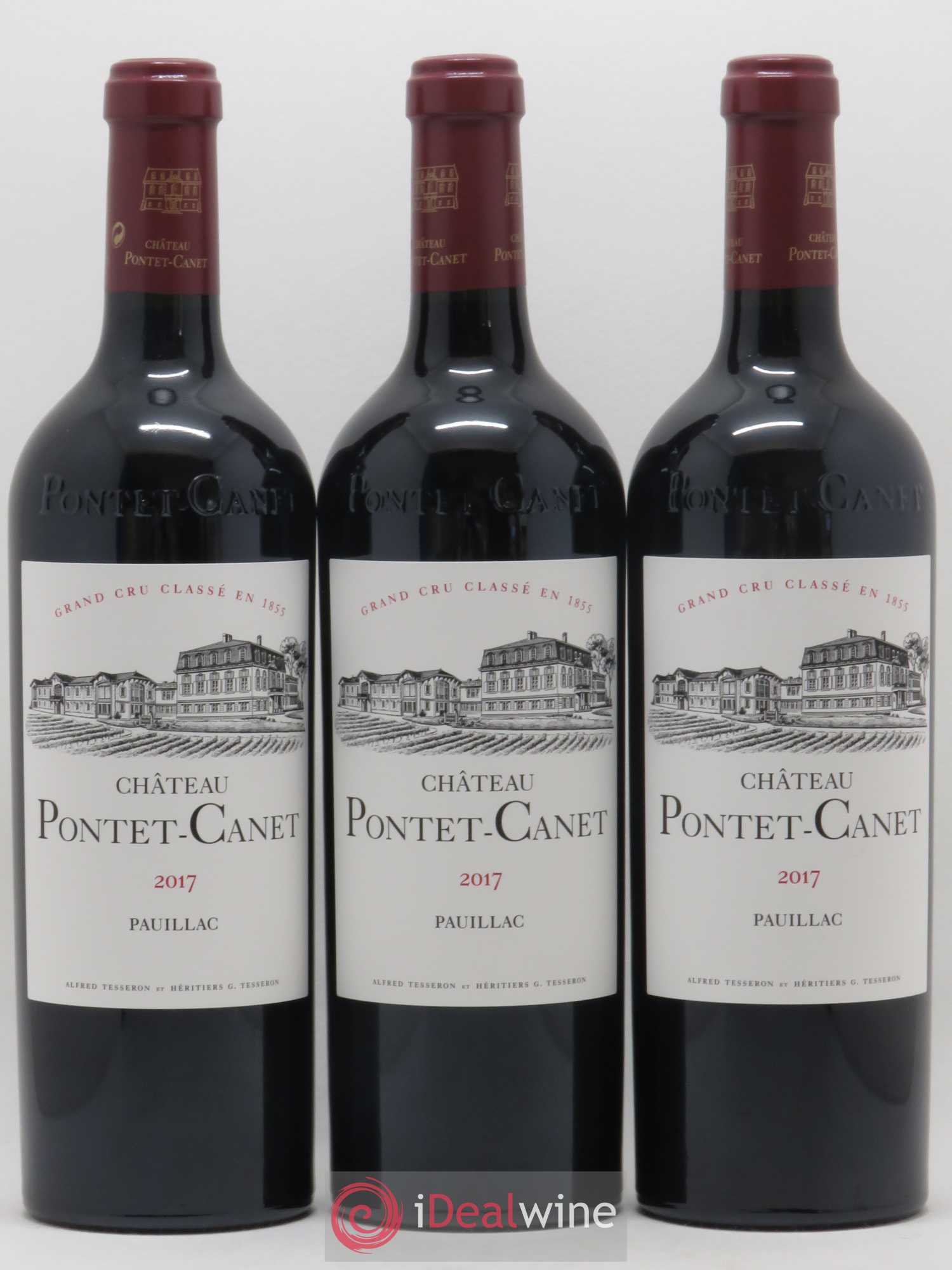Château Pontet Canet 5ème Grand Cru Classé 2017 - Lot de 6 bouteilles - 1