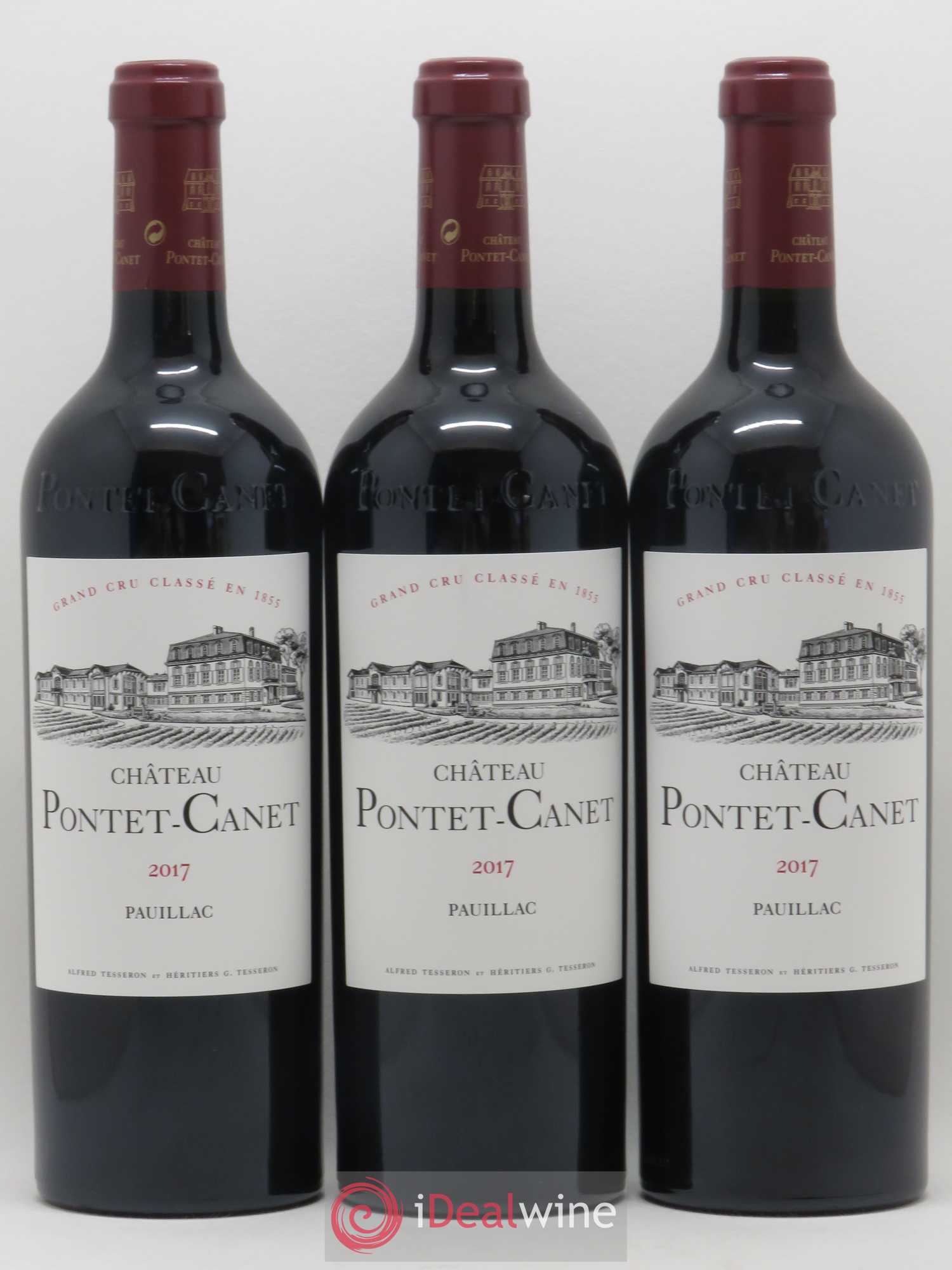 Château Pontet Canet 5ème Grand Cru Classé 2017 - Lot de 6 bouteilles - 2