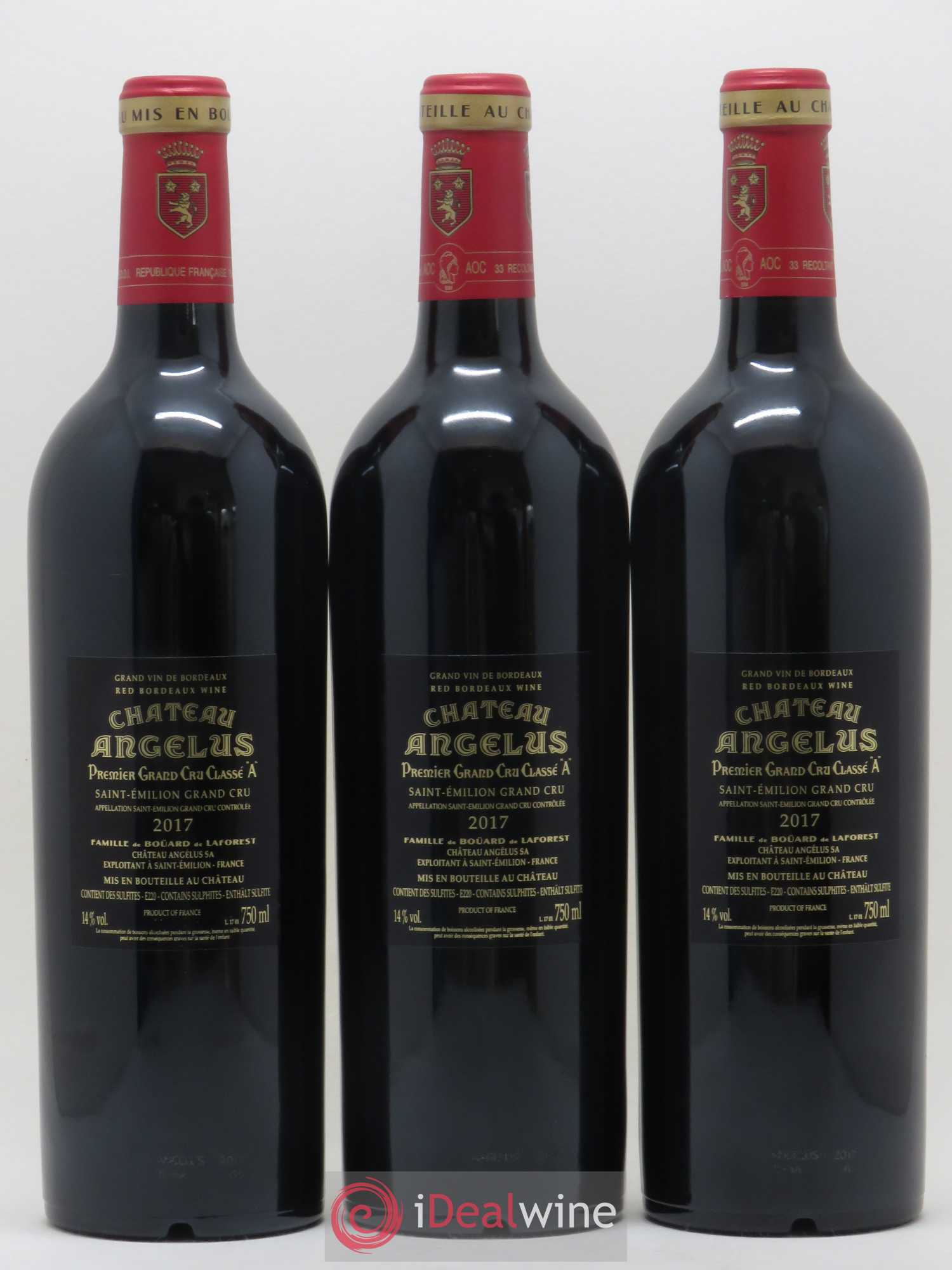 Château Angélus 1er Grand Cru Classé A 2017 - Lot de 6 bouteilles - 2