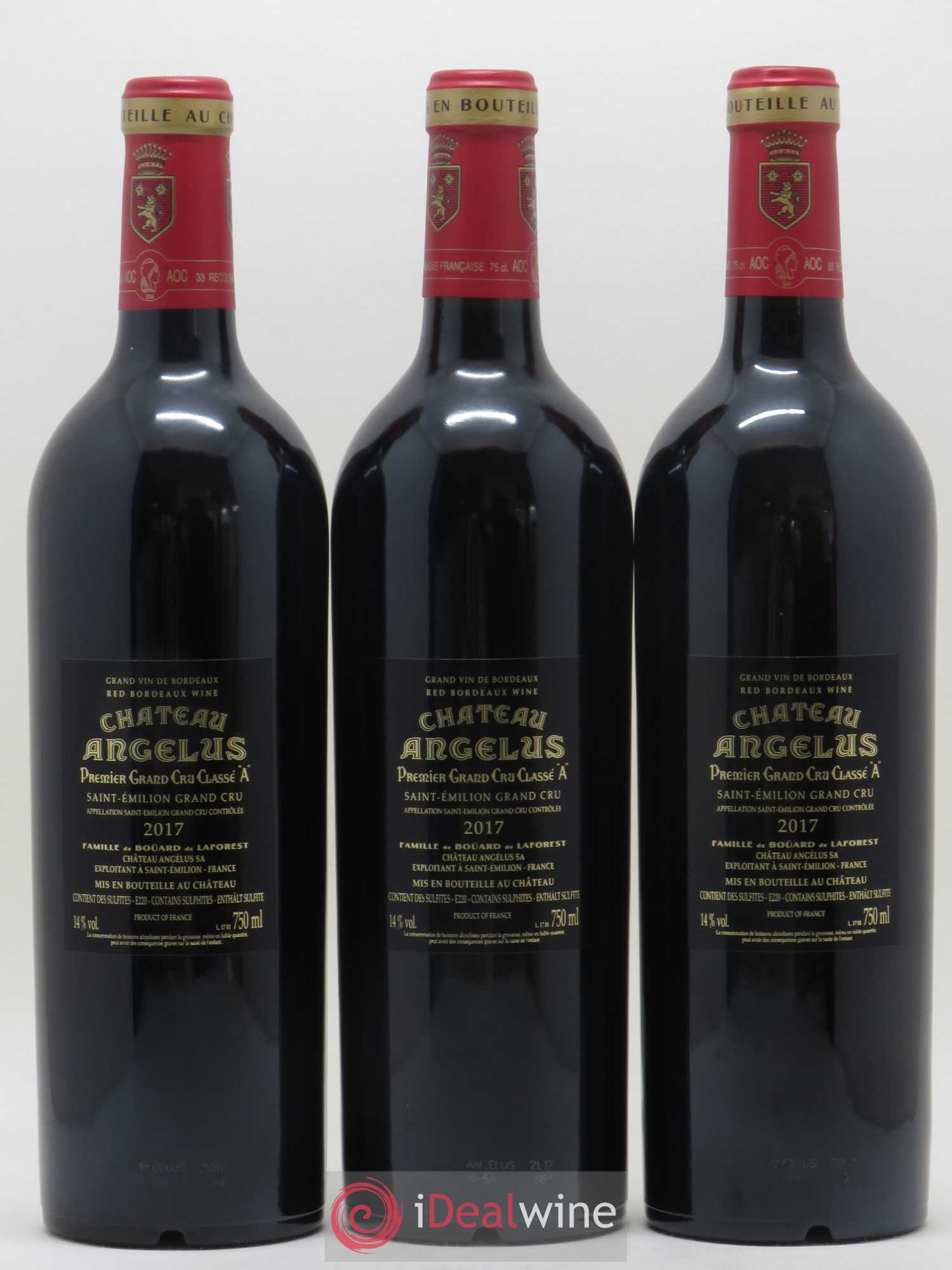 Château Angélus 1er Grand Cru Classé A 2017 - Lot de 6 bouteilles - 4