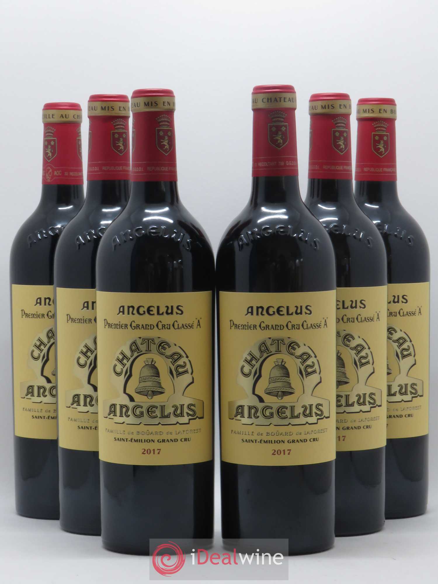 Château Angélus 1er Grand Cru Classé A 2017 - Lot de 6 bouteilles - 0