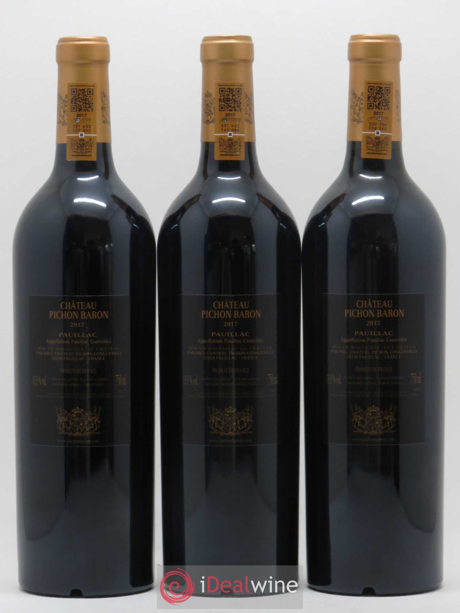 Pichon Longueville Baron 2ème Grand Cru Classé 2017 - Lot de 6 bouteilles - 2