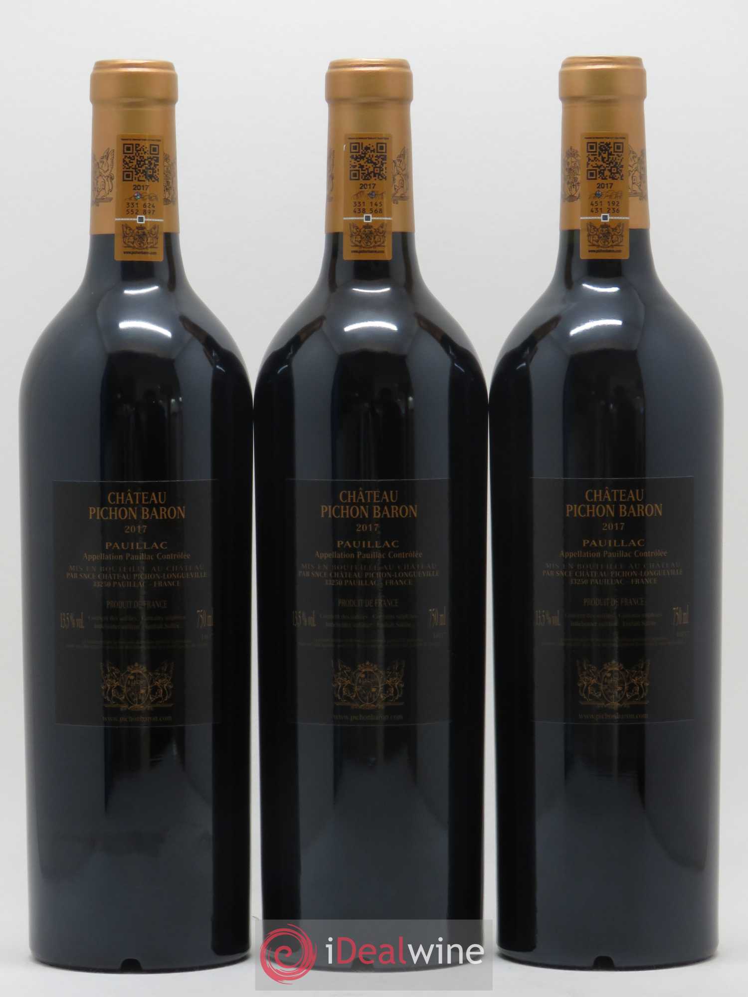 Pichon Longueville Baron 2ème Grand Cru Classé 2017 - Lot de 6 bouteilles - 4