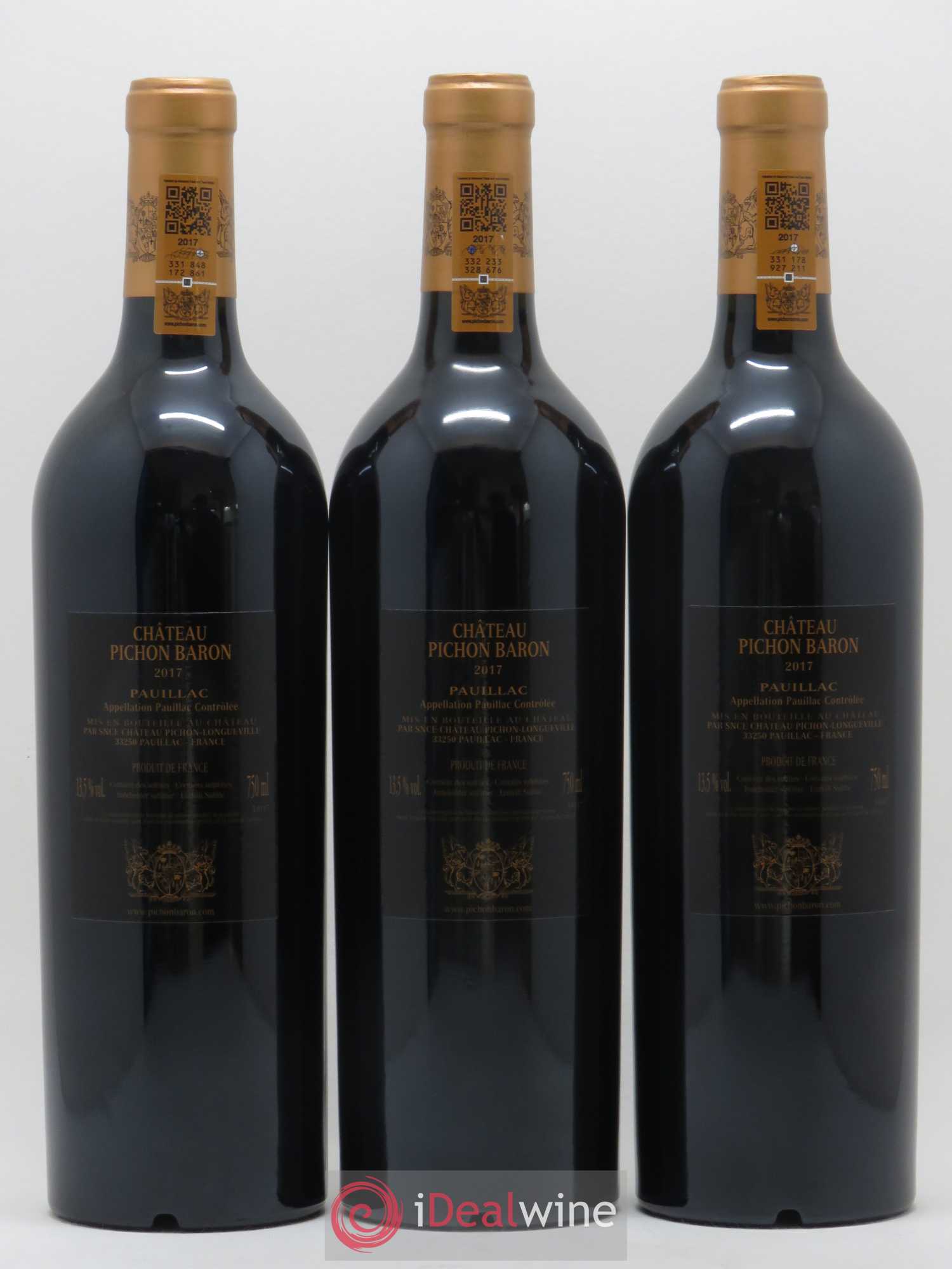 Pichon Longueville Baron 2ème Grand Cru Classé 2017 - Lot de 6 bouteilles - 4