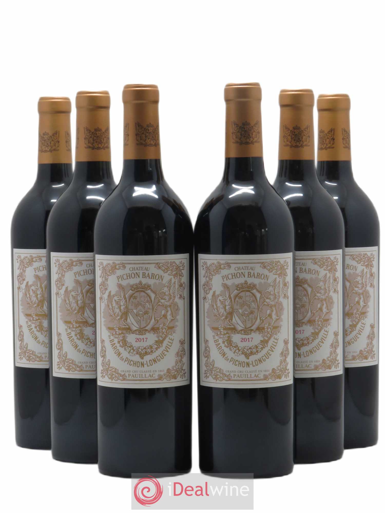 Pichon Longueville Baron 2ème Grand Cru Classé 2017 - Lot de 6 bouteilles - 0