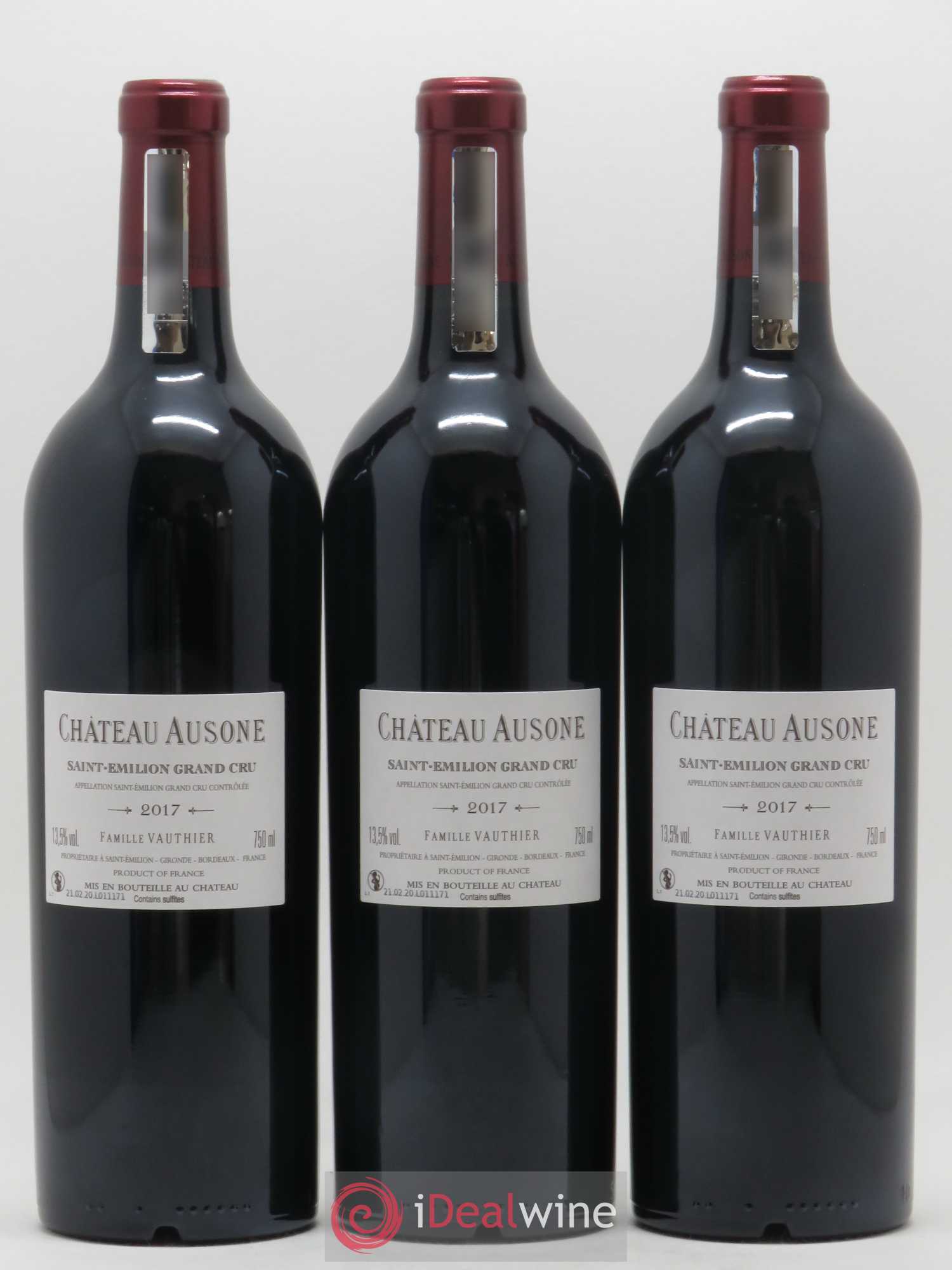 Château Ausone 1er Grand Cru Classé A 2017 - Lot de 6 bouteilles - 4