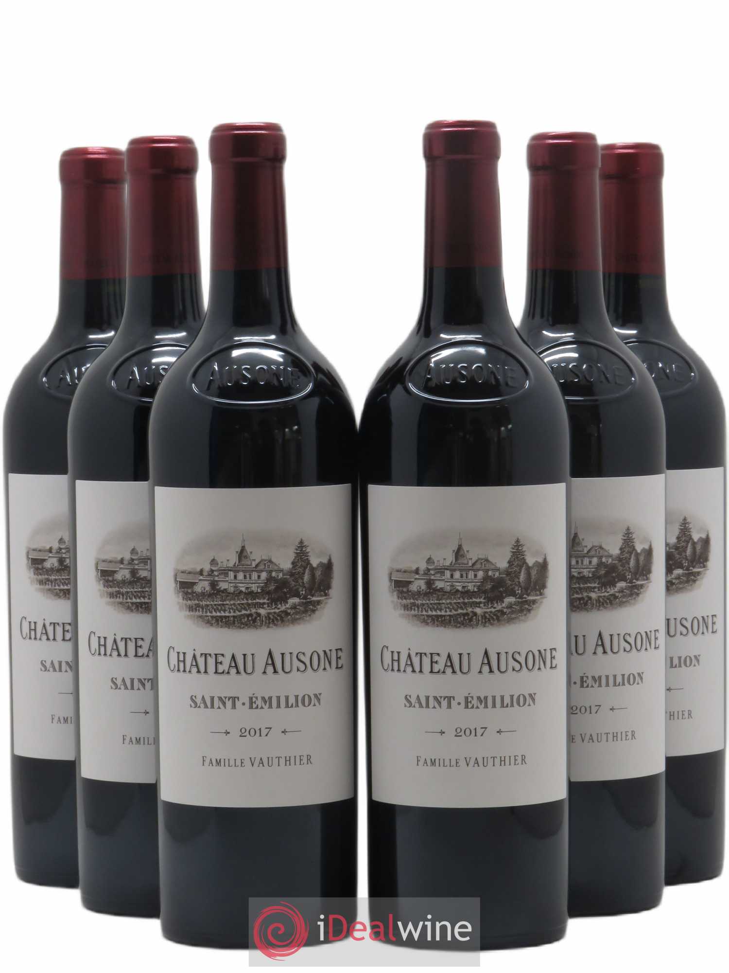 Château Ausone 1er Grand Cru Classé A 2017 - Lot de 6 bouteilles - 0