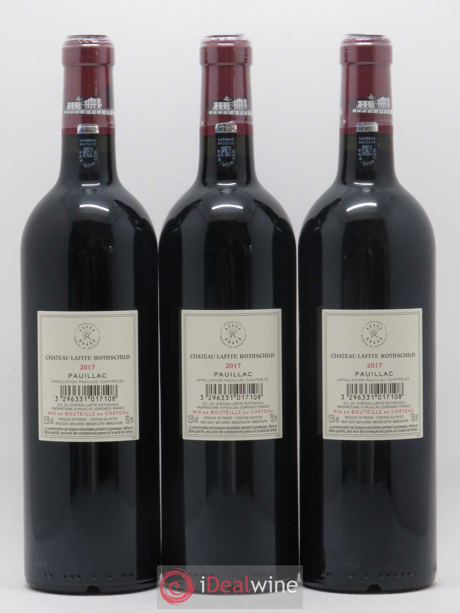 Château Lafite Rothschild 1er Grand Cru Classé 2017 - Lot de 6 bouteilles - 2