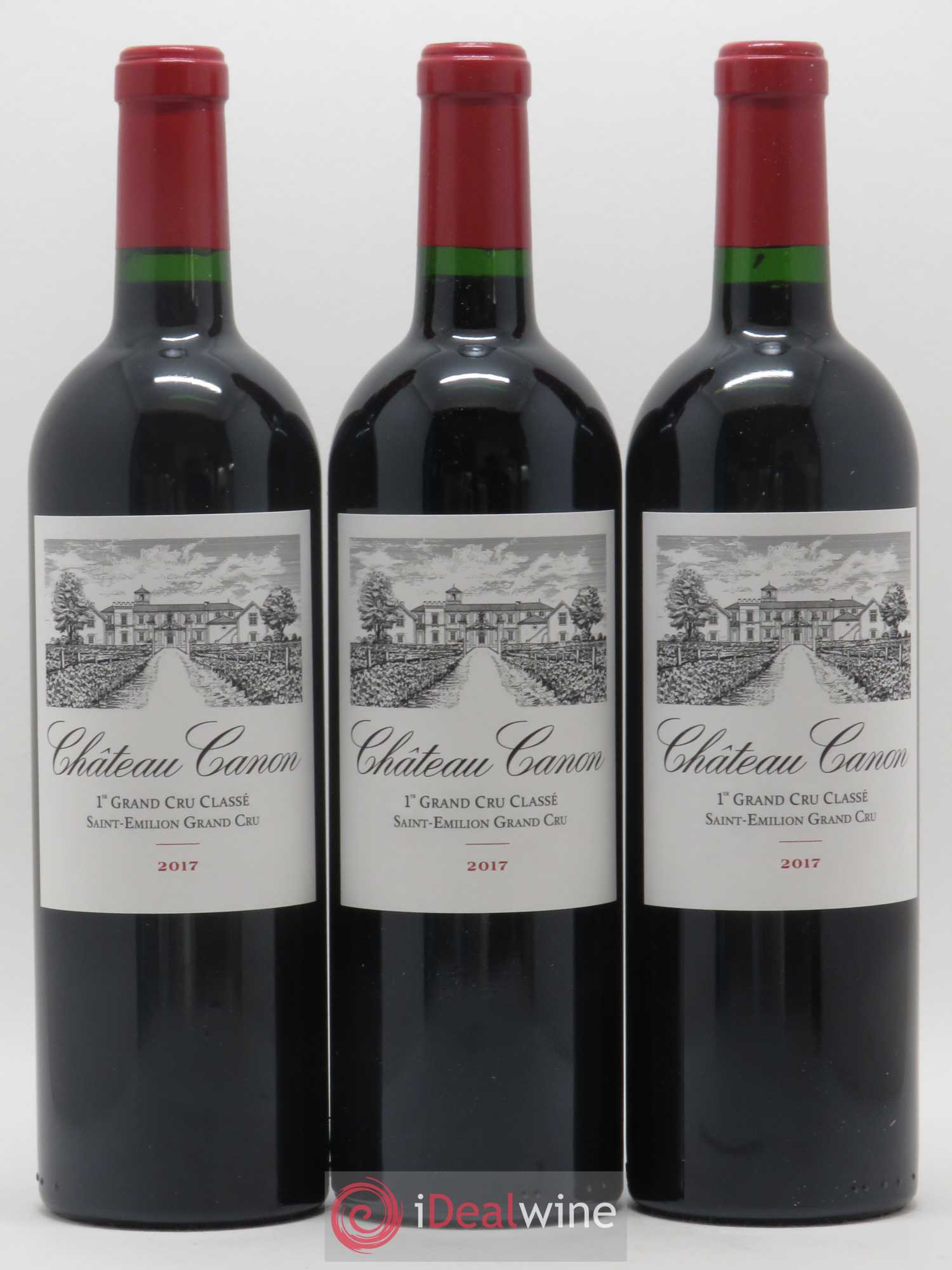 Château Canon 1er Grand Cru Classé B 2017 - Lot de 6 bouteilles - 1