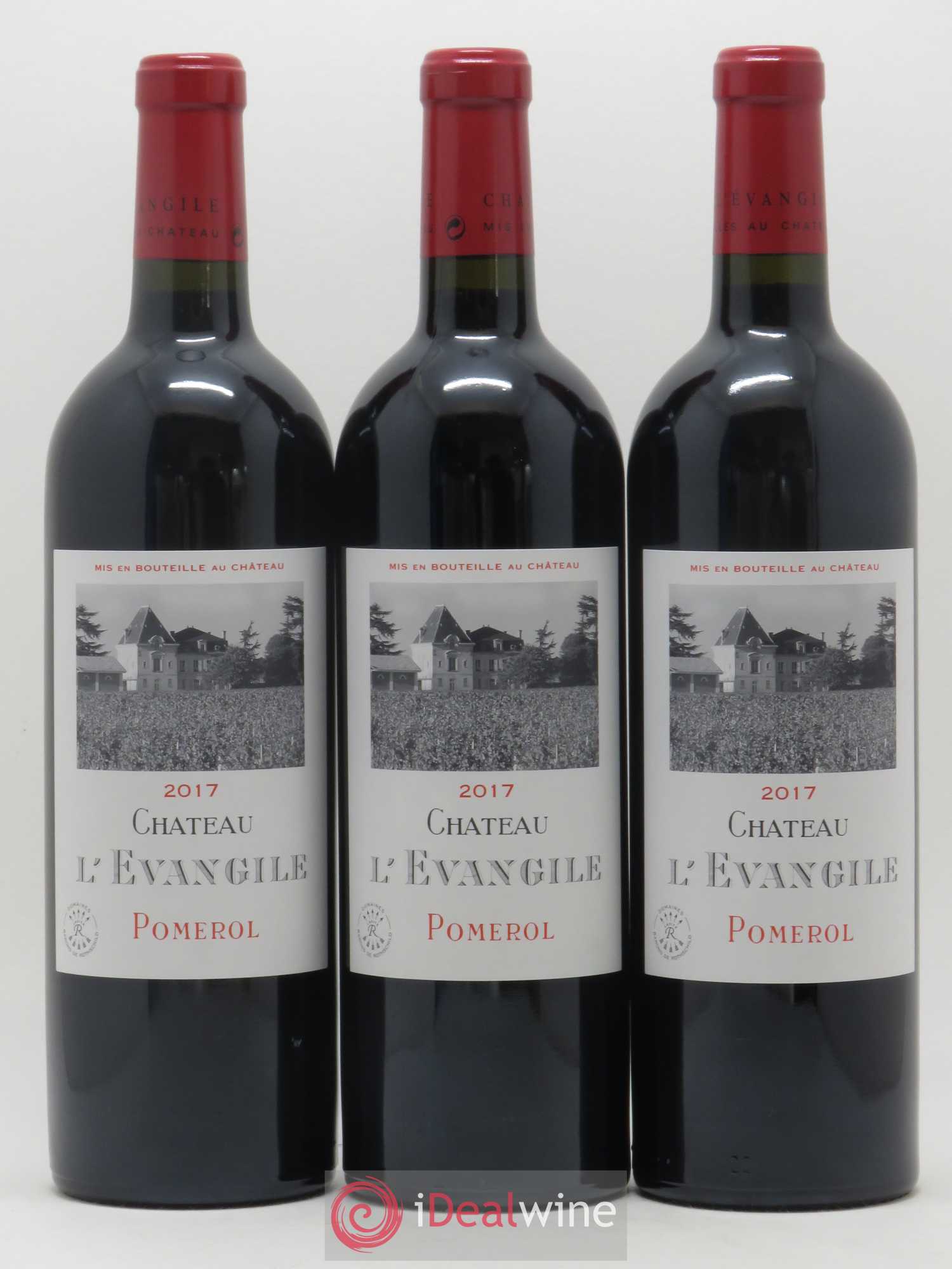 Château l' Évangile 2017 - Lot de 6 bouteilles - 1