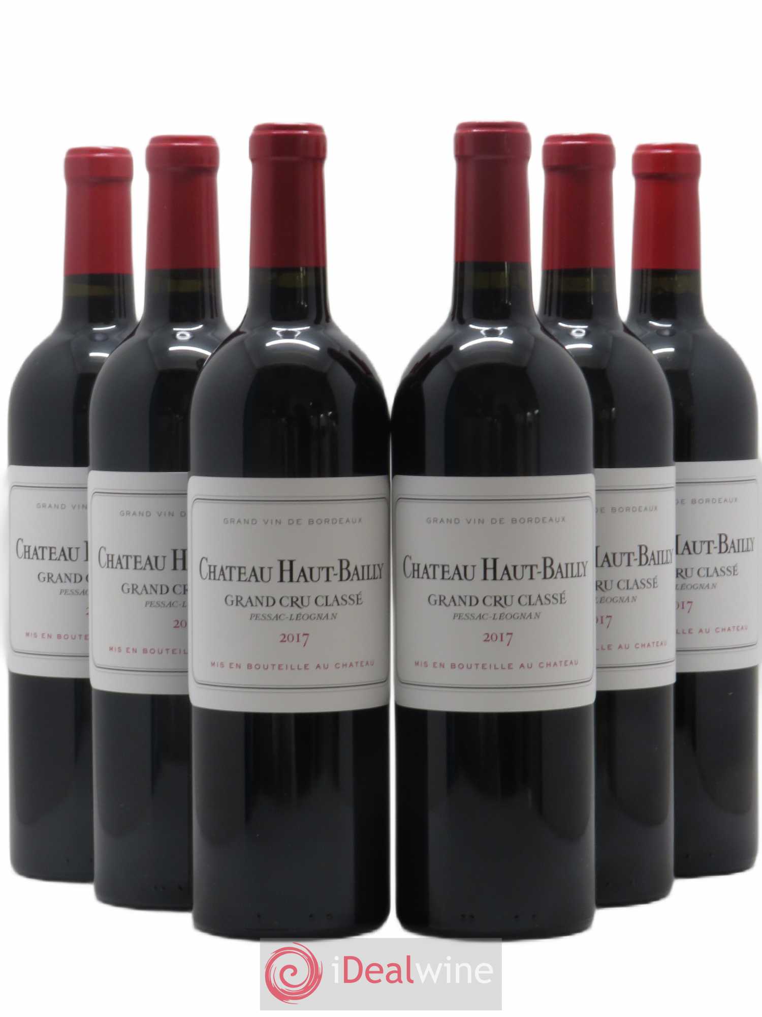 Château Haut-Bailly Cru Classé de Graves 2017 - Lot de 6 bouteilles - 0