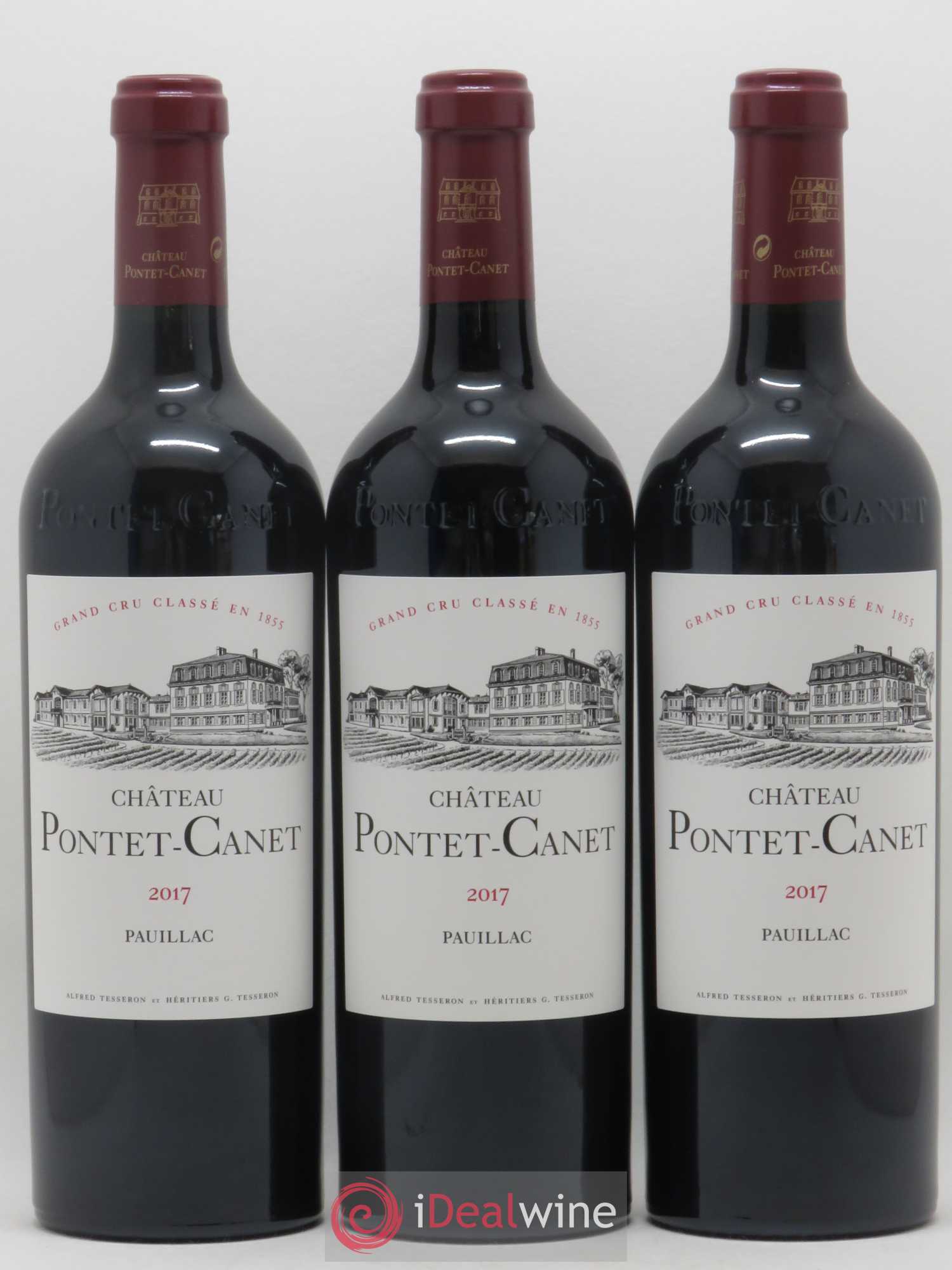 Château Pontet Canet 5ème Grand Cru Classé 2017 - Lot de 6 bouteilles - 2