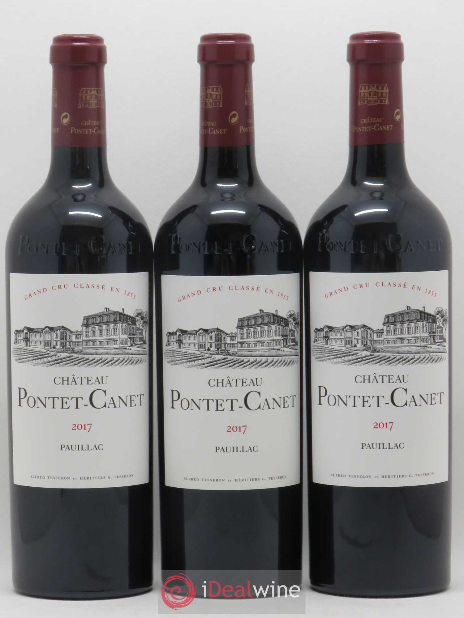 Château Pontet Canet 5ème Grand Cru Classé 2017 - Lot de 6 bouteilles - 1