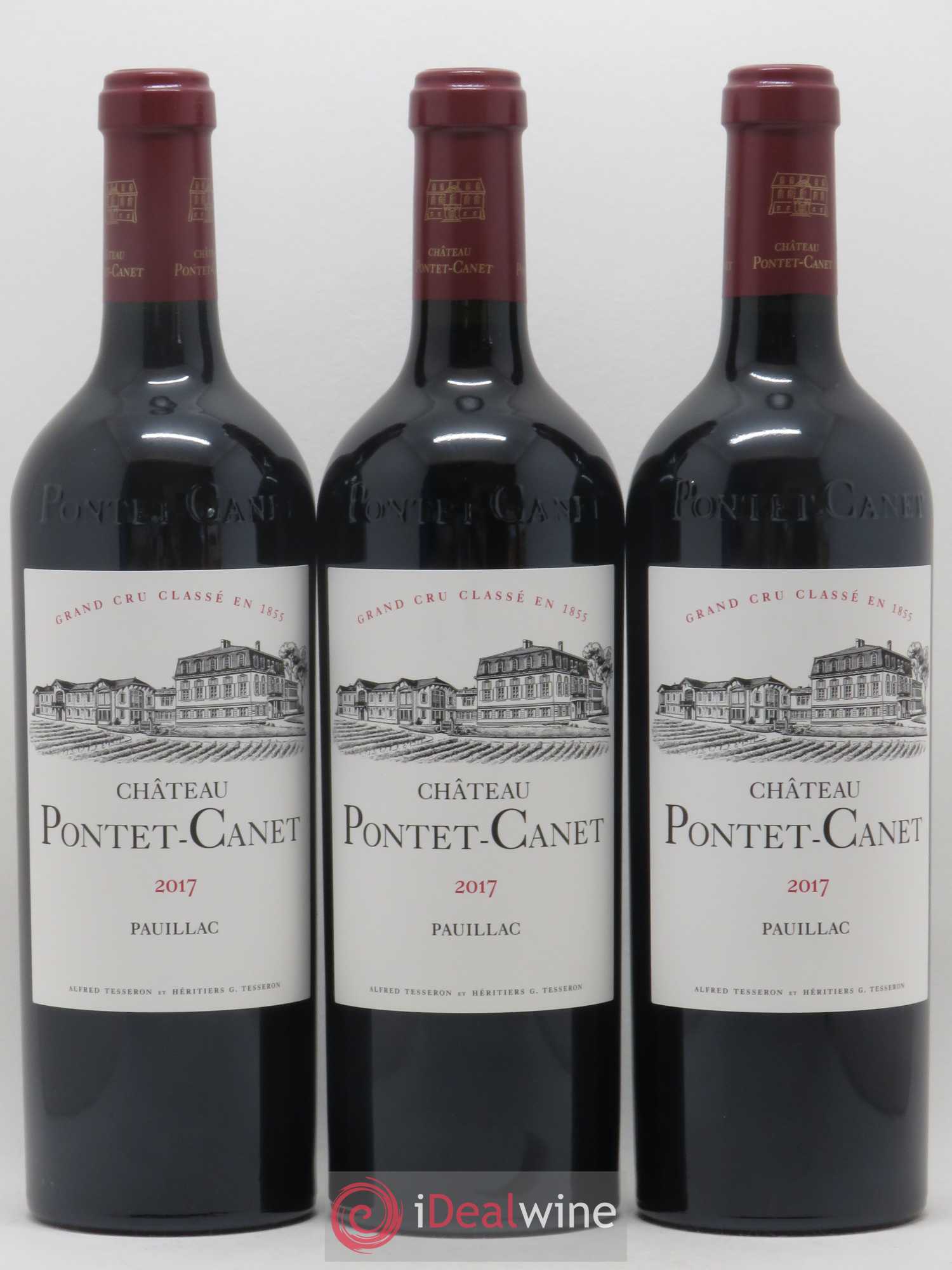 Château Pontet Canet 5ème Grand Cru Classé 2017 - Lot de 6 bouteilles - 1