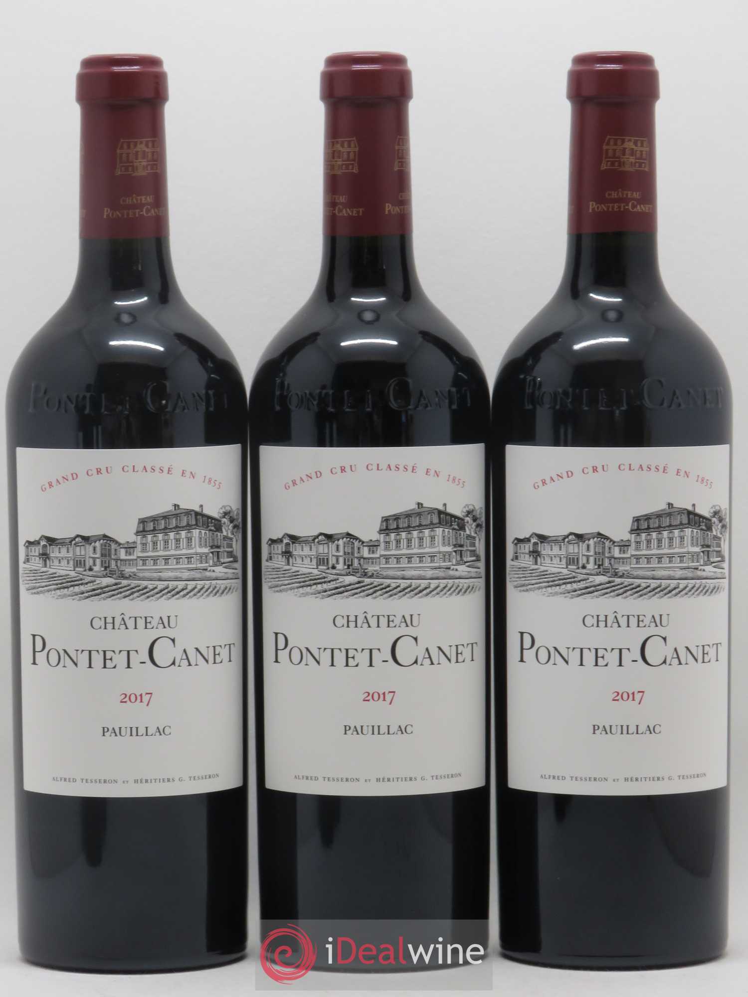 Château Pontet Canet 5ème Grand Cru Classé 2017 - Lot de 6 bouteilles - 2