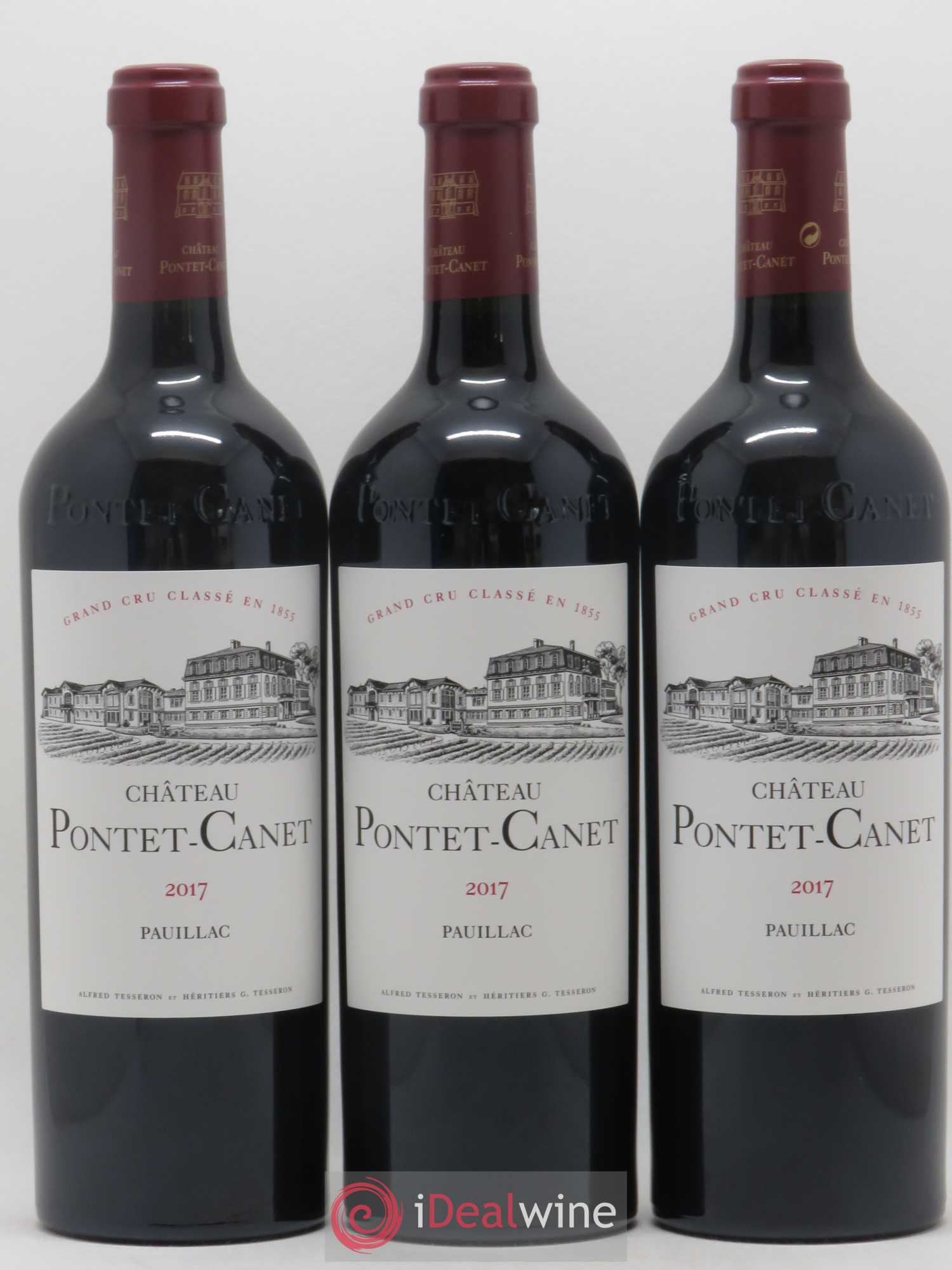 Château Pontet Canet 5ème Grand Cru Classé 2017 - Lot de 6 bouteilles - 2