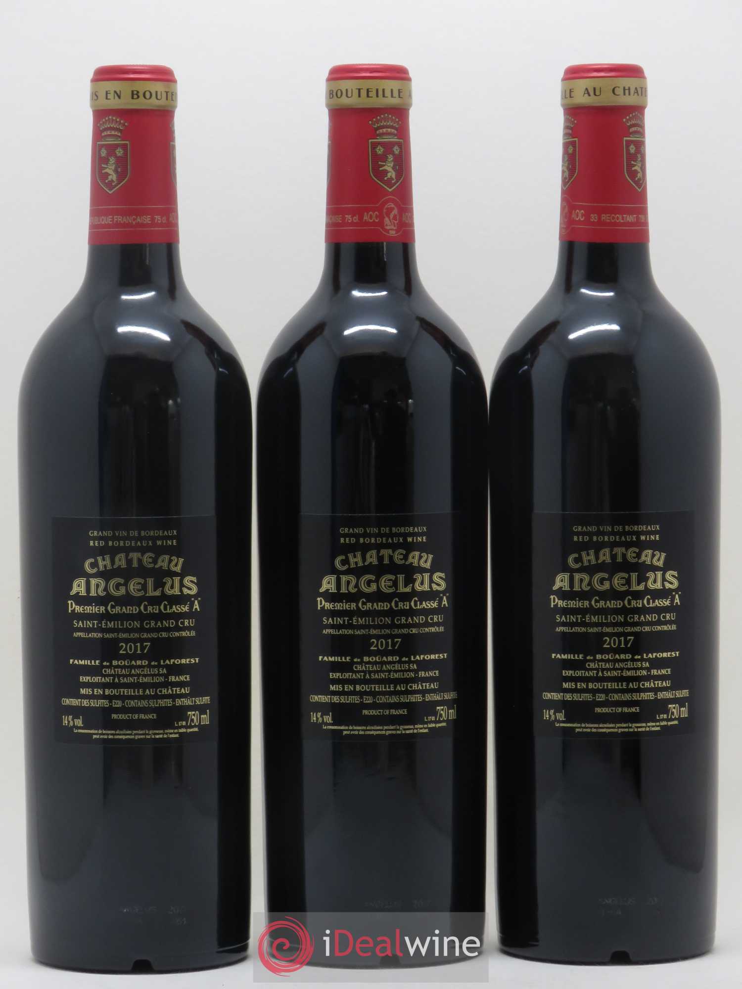 Château Angélus 1er Grand Cru Classé A 2017 - Lot de 6 bouteilles - 2