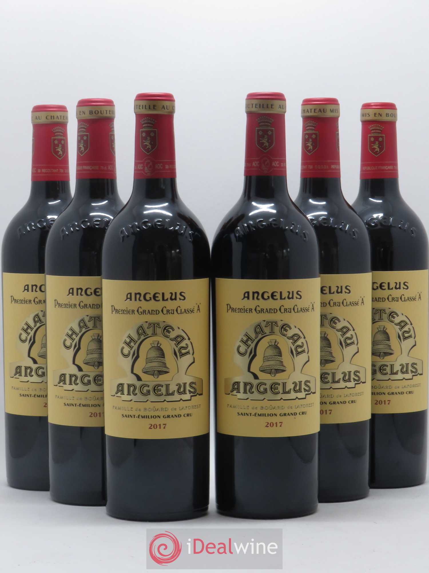 Château Angélus 1er Grand Cru Classé A 2017 - Lot de 6 bouteilles - 0