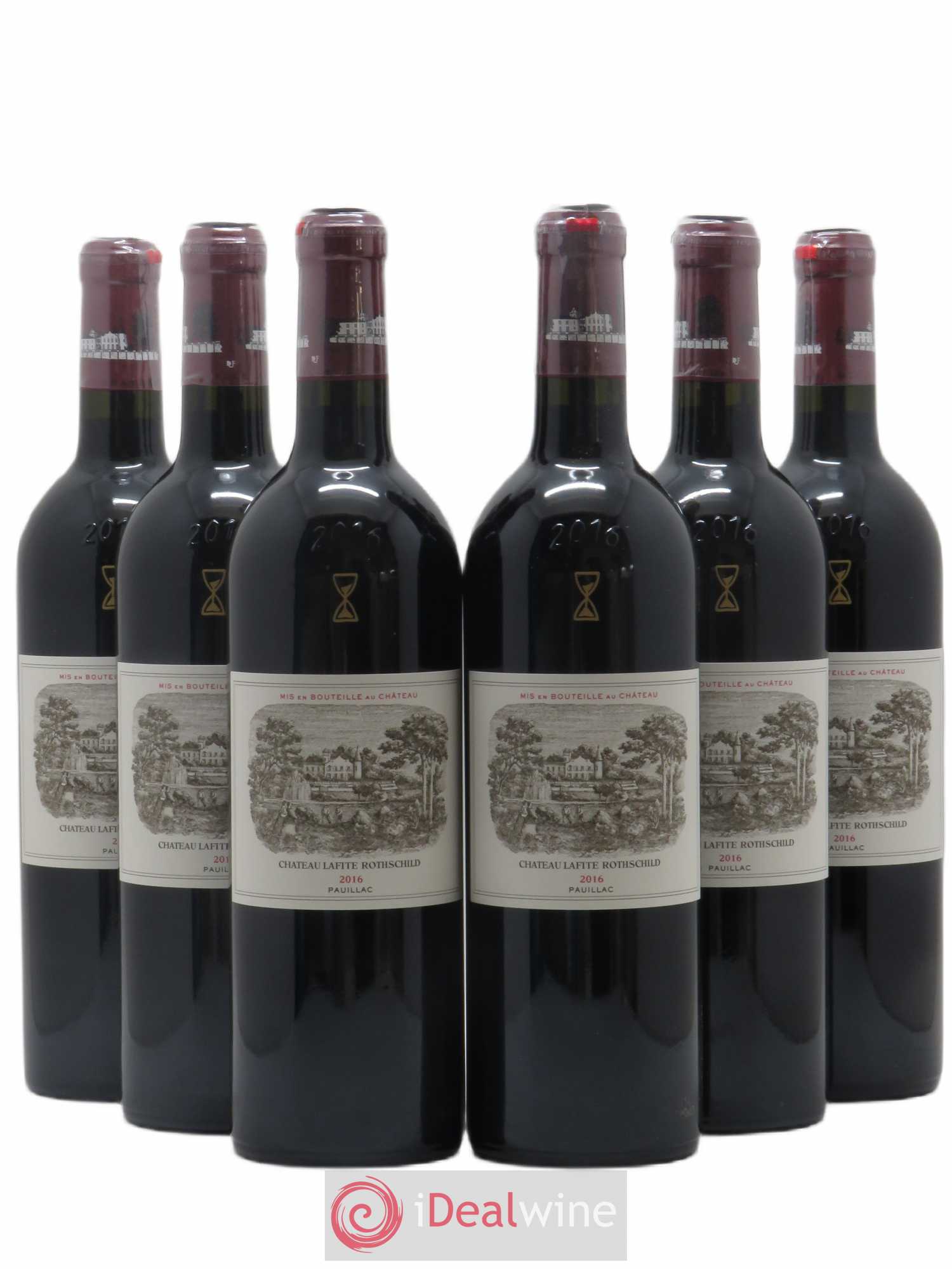 Château Lafite Rothschild 1er Grand Cru Classé 2016 - Lot de 6 bouteilles - 0