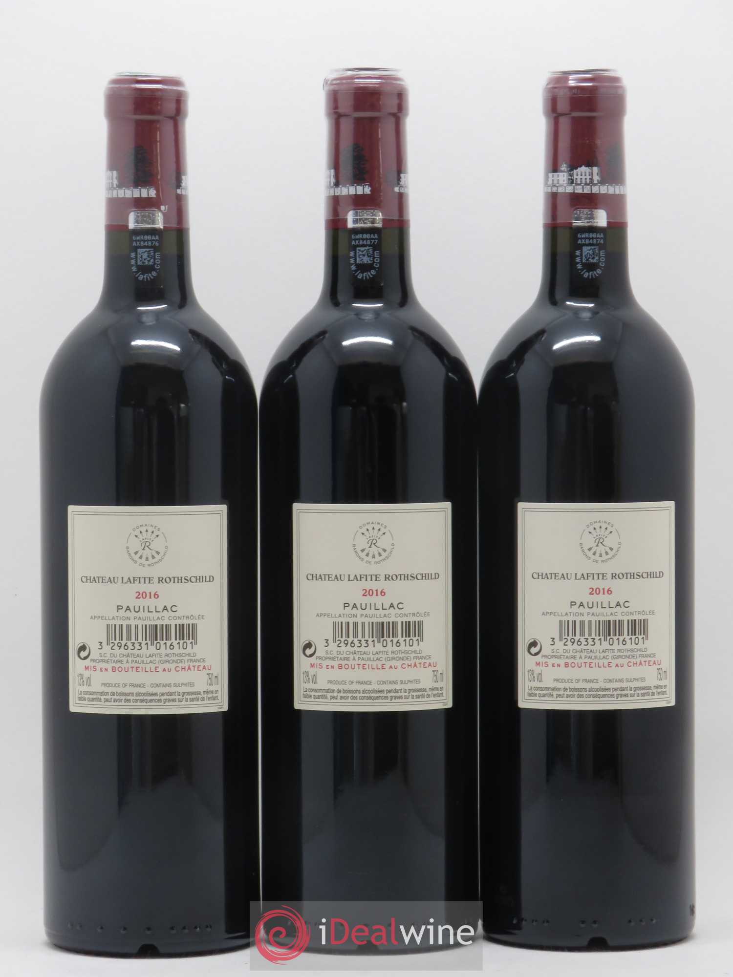 Château Lafite Rothschild 1er Grand Cru Classé 2016 - Lot de 6 bouteilles - 2