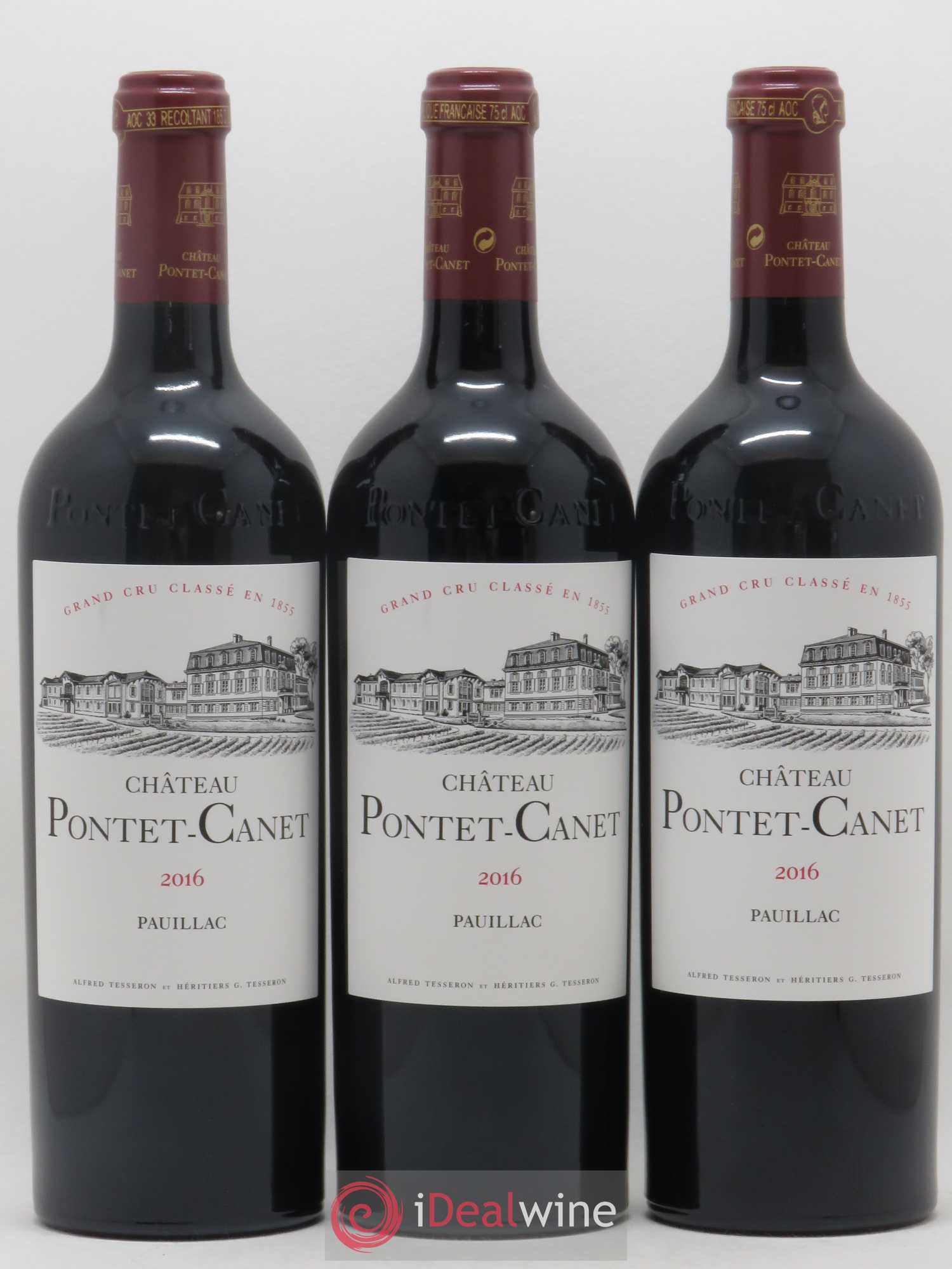 Château Pontet Canet 5ème Grand Cru Classé 2016 - Lot de 6 bouteilles - 2