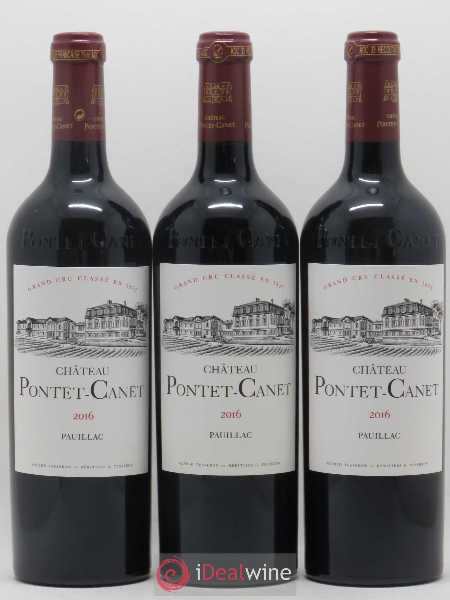 Château Pontet Canet 5ème Grand Cru Classé 2016 - Lot de 6 bouteilles - 2