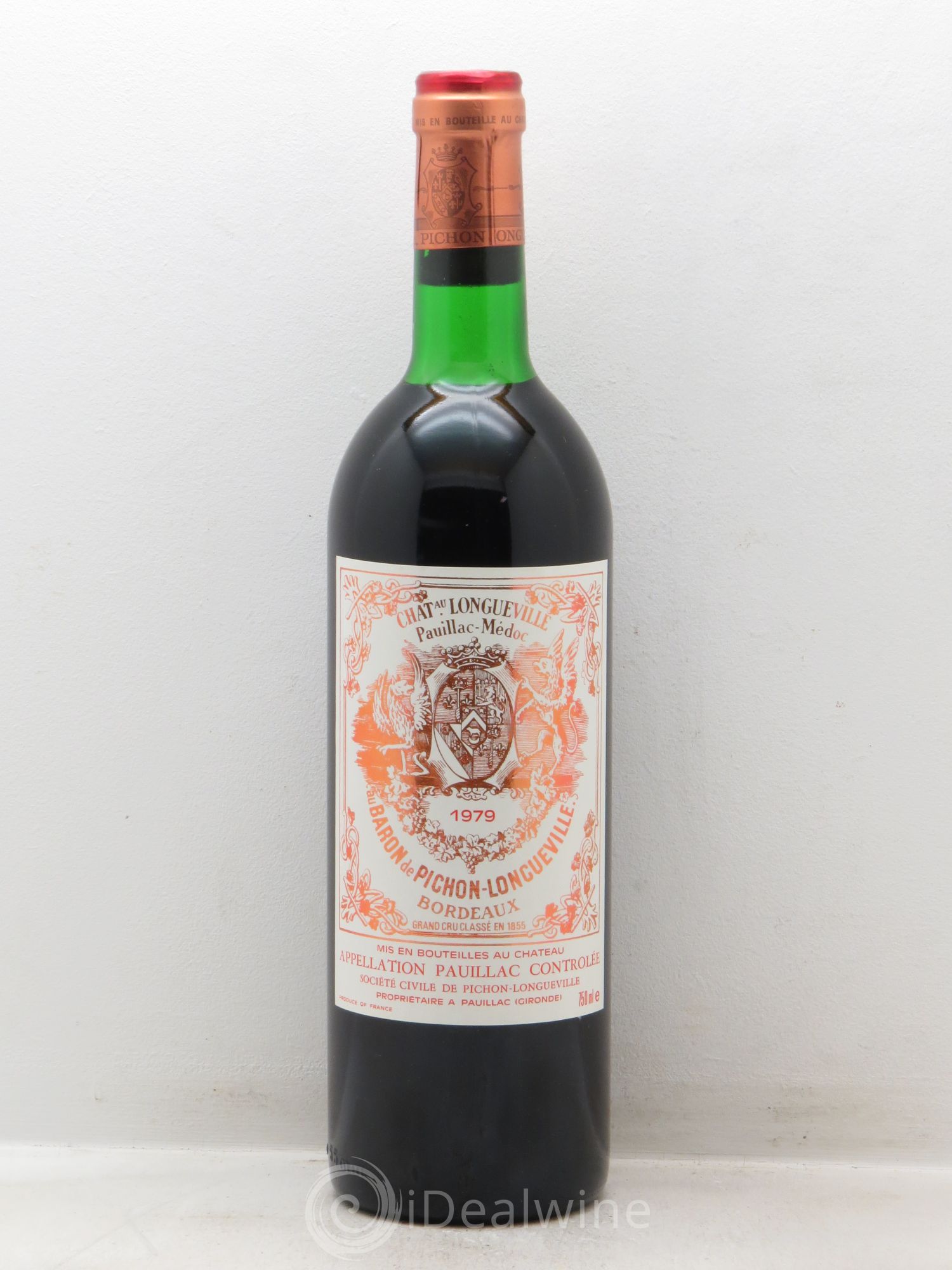 Pichon Longueville Baron 2ème Grand Cru Classé 1979 - Lot de 1 bouteille - 0