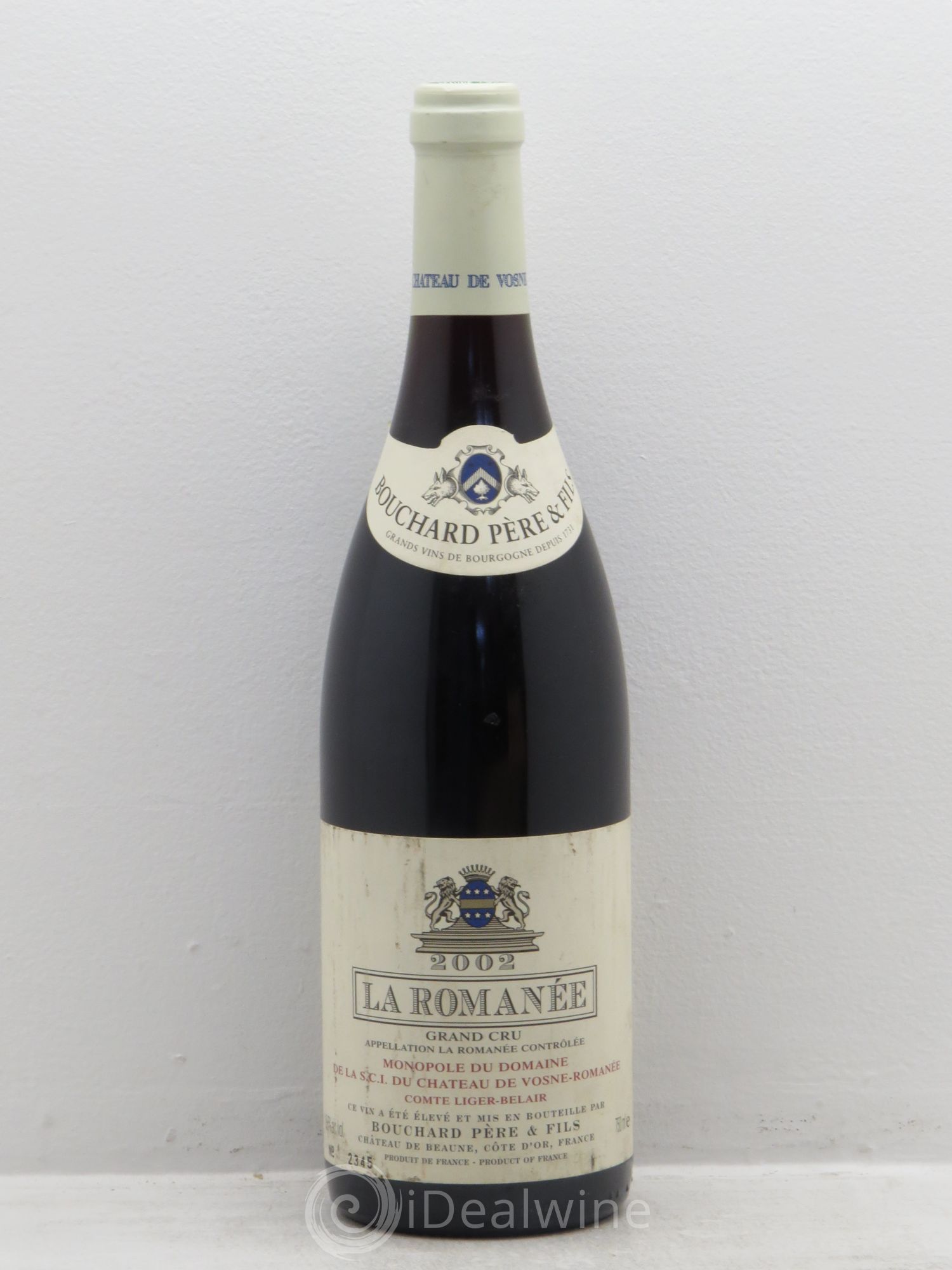 La Romanée Grand Cru Comte Liger-Belair (Domaine du) 2002 - Lot de 1 bouteille - 0
