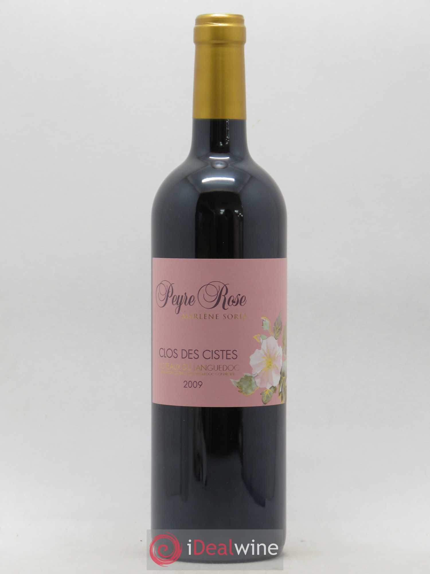 Vin de France (anciennement Coteaux du Languedoc) Domaine Peyre Rose Les Cistes Marlène Soria 2009 - Lot de 1 bouteille - 0