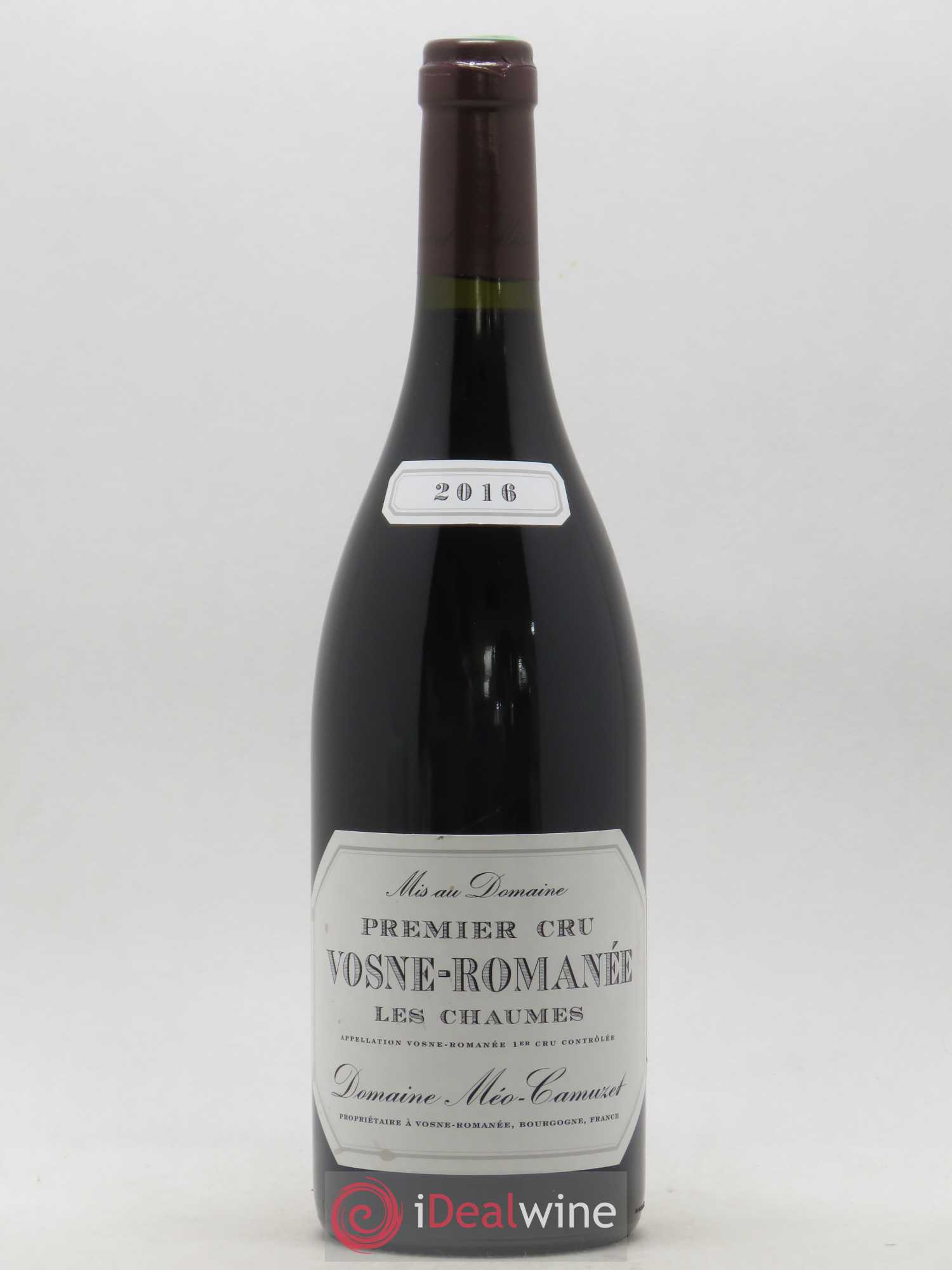 Vosne-Romanée 1er Cru Les Chaumes Méo-Camuzet (Domaine) 2016 - Lot de 1 bouteille - 0