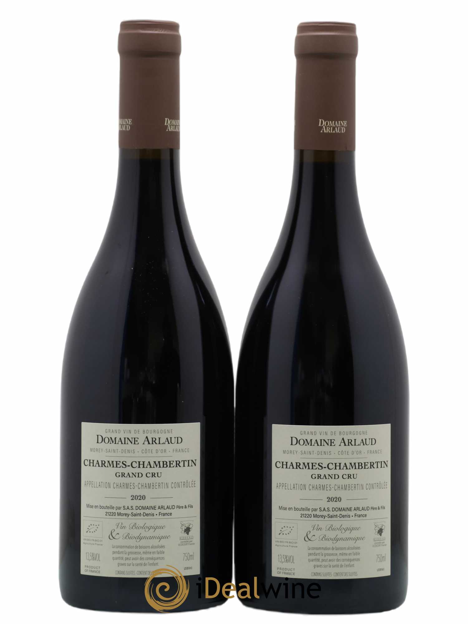 Charmes-Chambertin Grand Cru Arlaud 2020 - Lot de 2 bouteilles - 1
