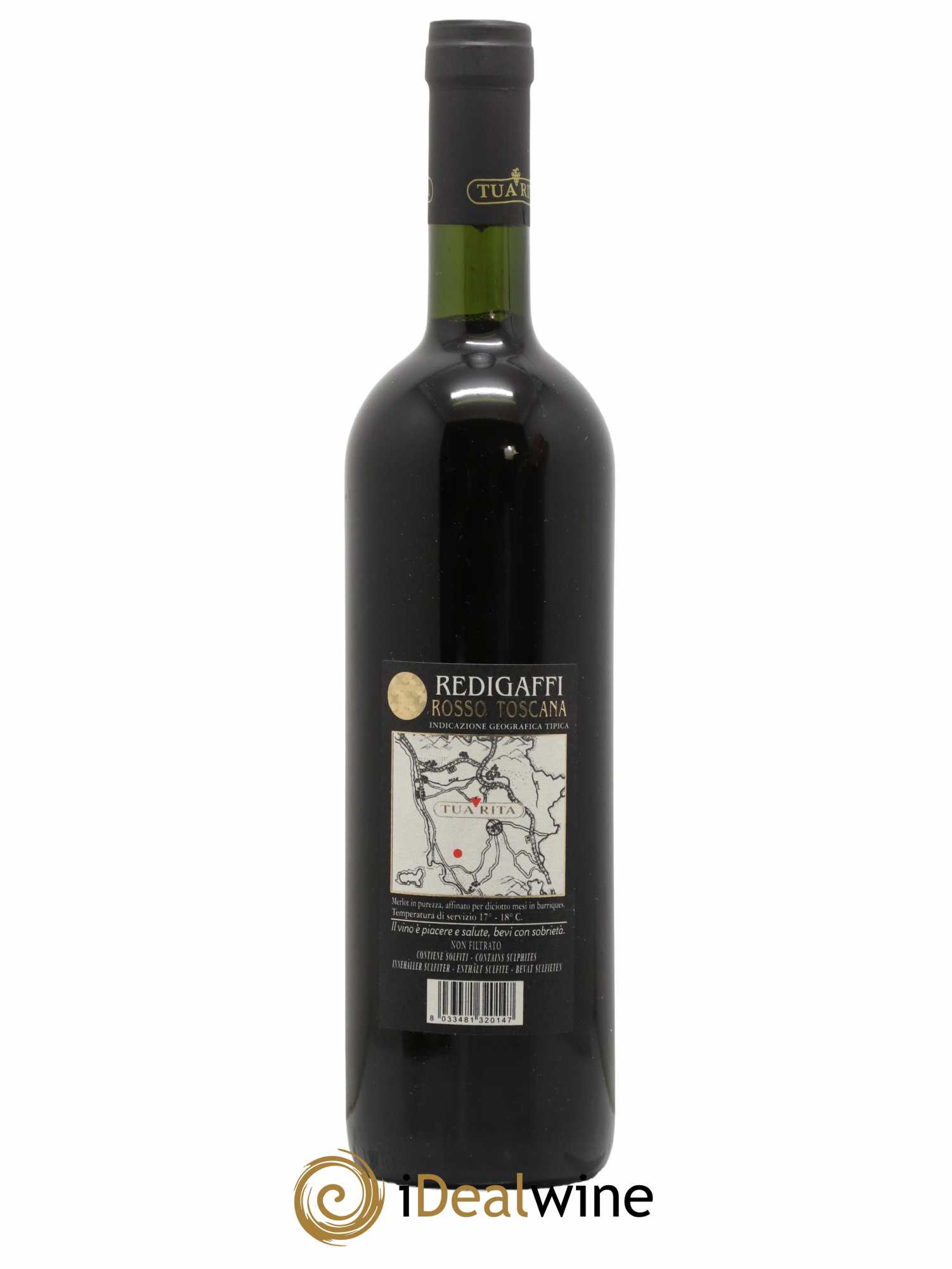 Toscana IGT Tua Rita Redigaffi 2007 - Lot de 1 bouteille - 1