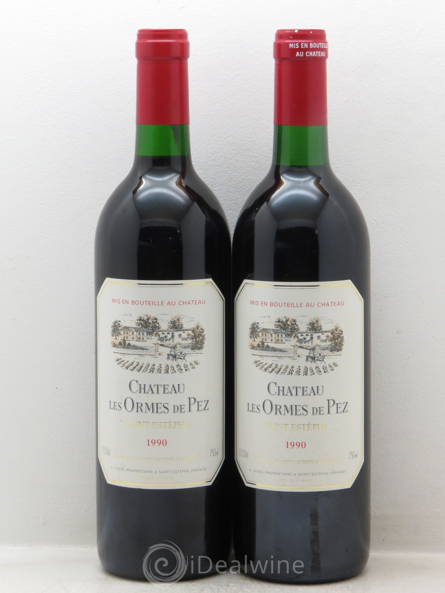 Château les Ormes de Pez 1990 - Lot de 2 bouteilles - 0