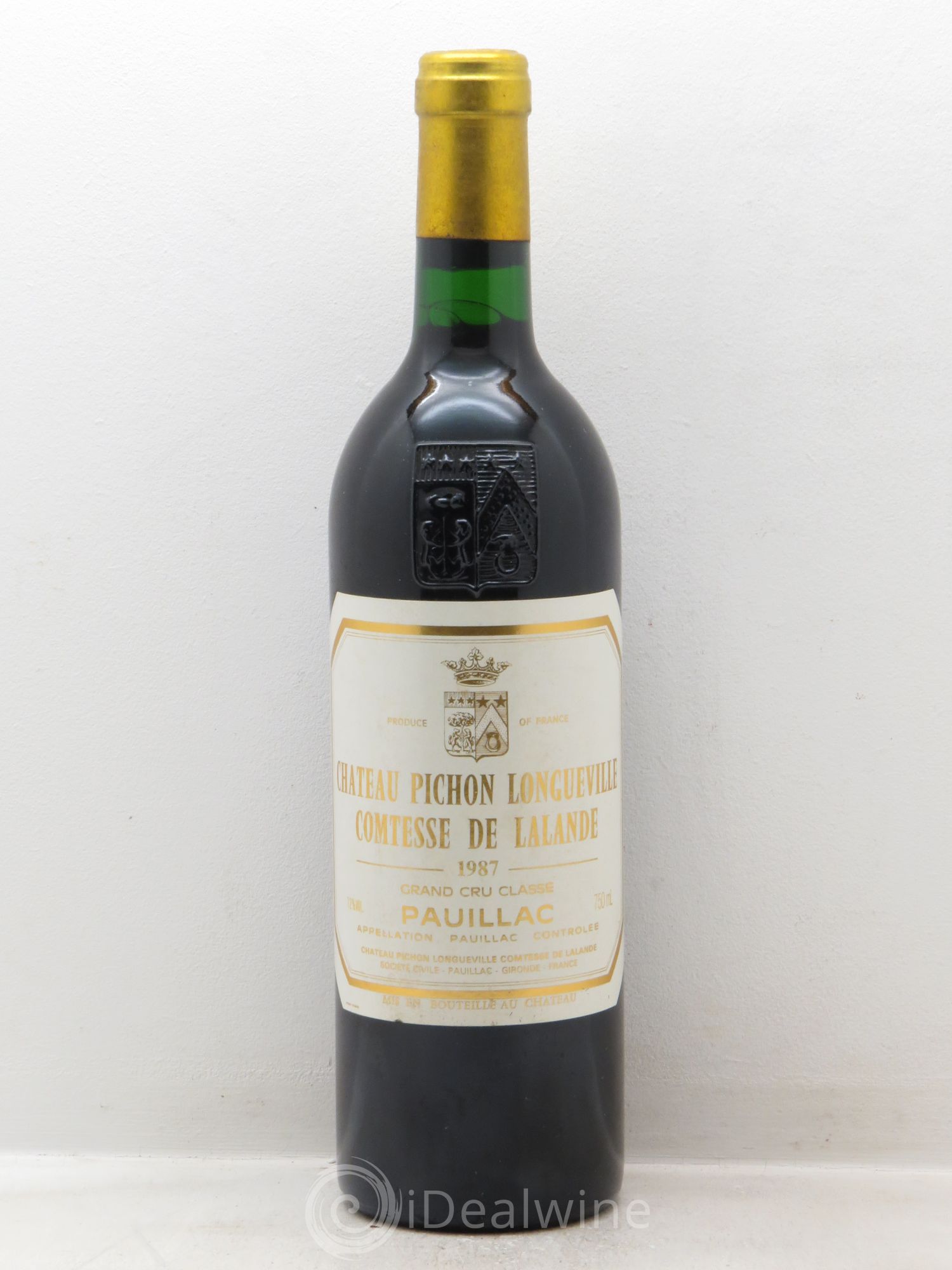 Château Pichon Longueville Comtesse de Lalande 2ème Grand Cru Classé 1987 - Lot de 1 bouteille - 0