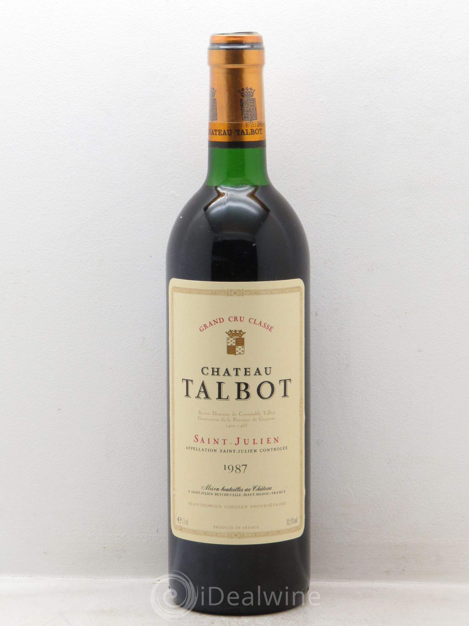 Château Talbot 4ème Grand Cru Classé 1987 - Lot de 6 bouteilles - 0