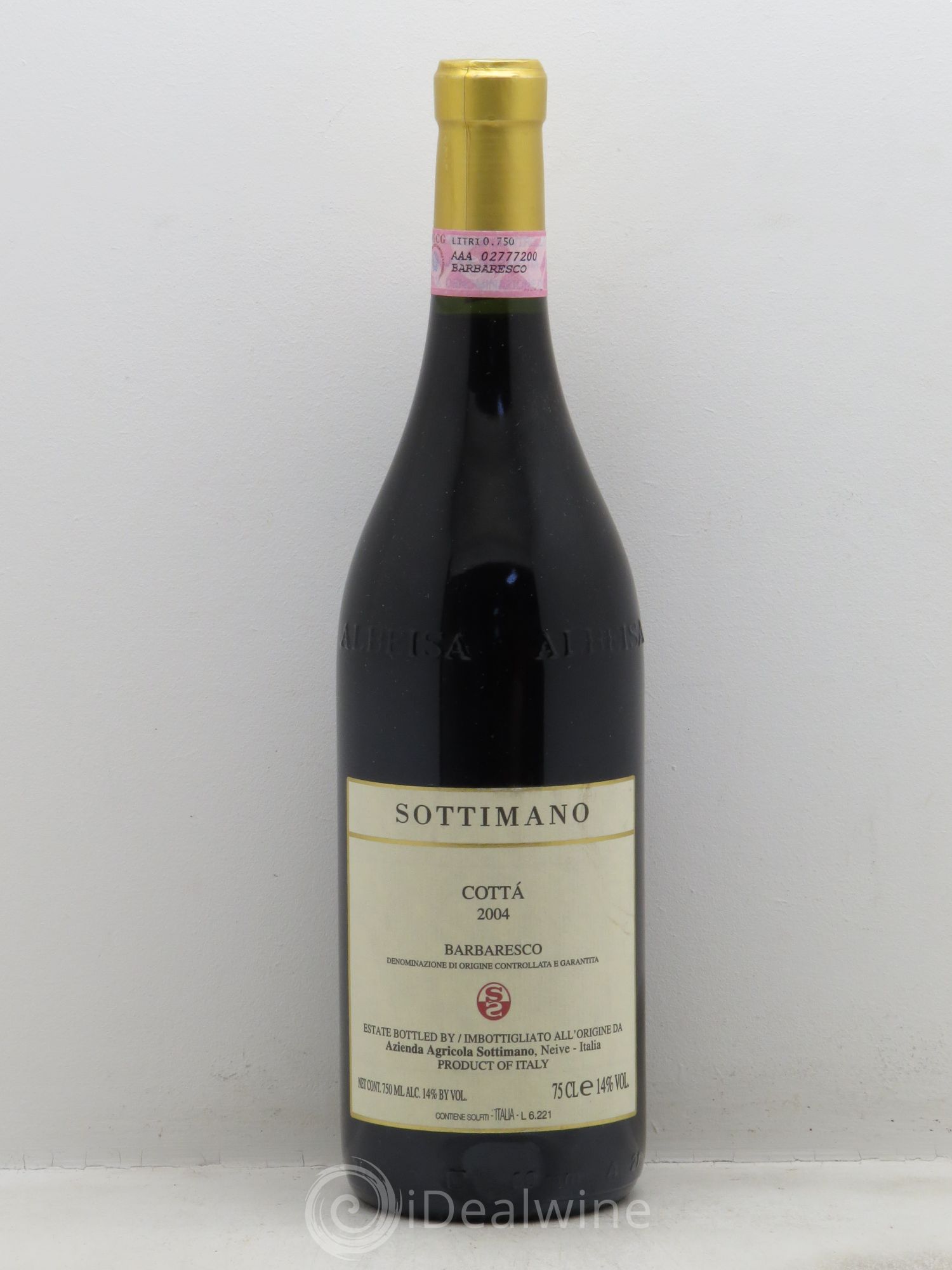 Barbaresco DOCG Sottimano Cotta 2004 - Posten von 1 Flasche - 0