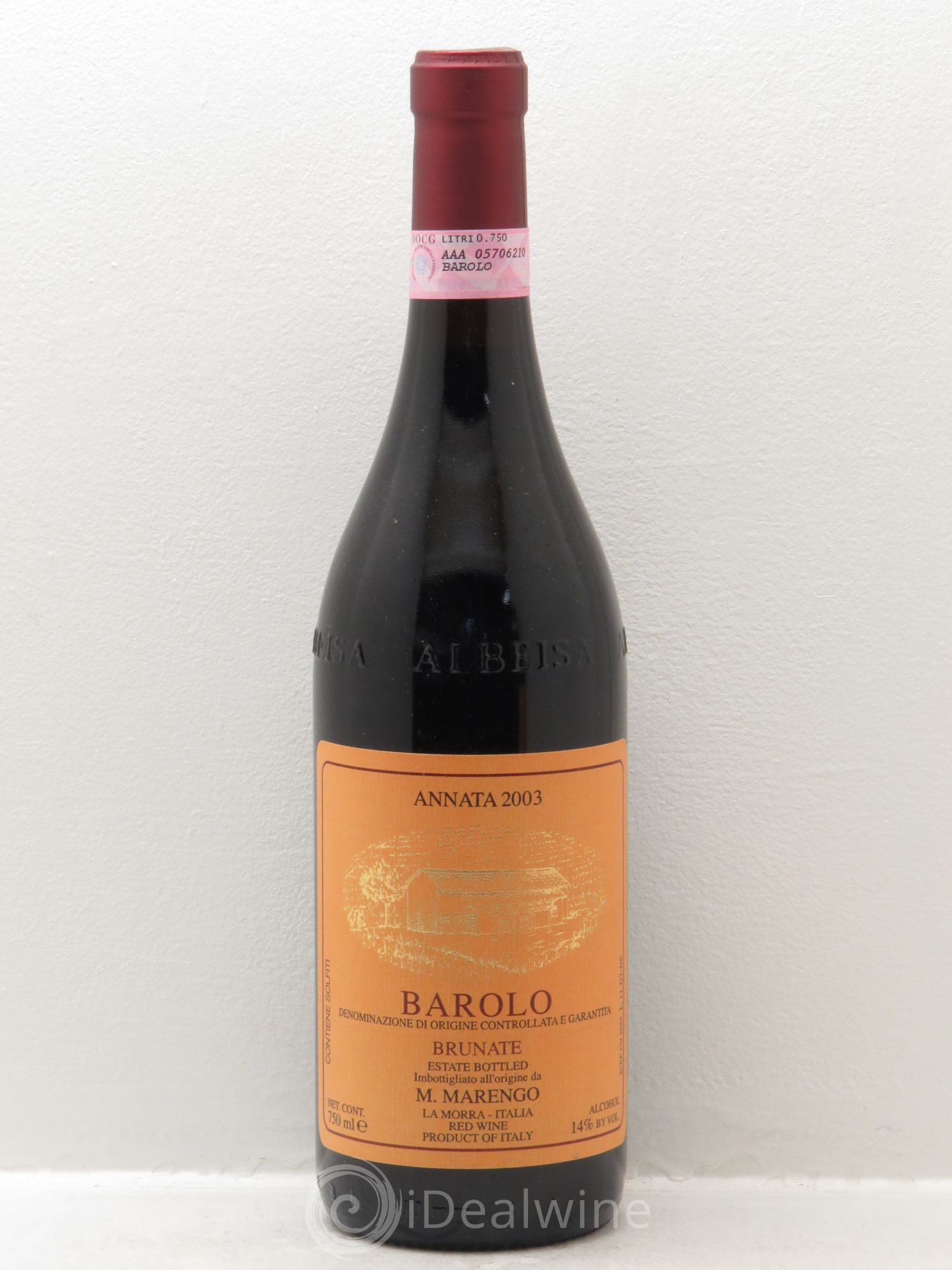 Barolo Brunate - Marengo 2003 - Lot de 1 bouteille - 0