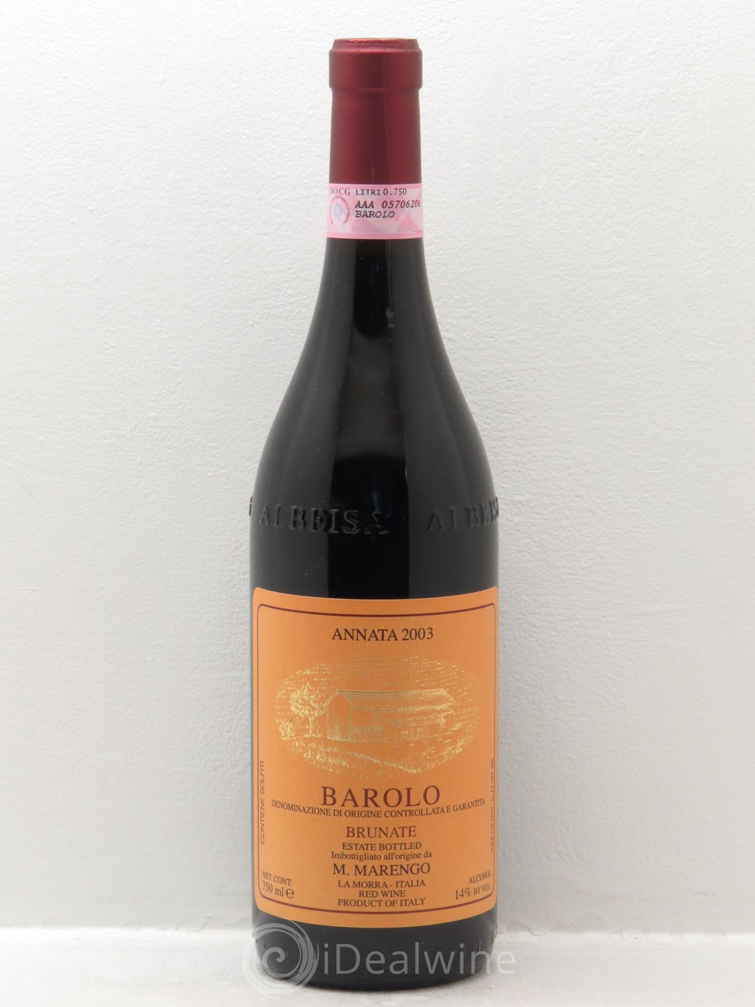 Barolo Brunate - Marengo 2003 - Lot de 1 bouteille - 0